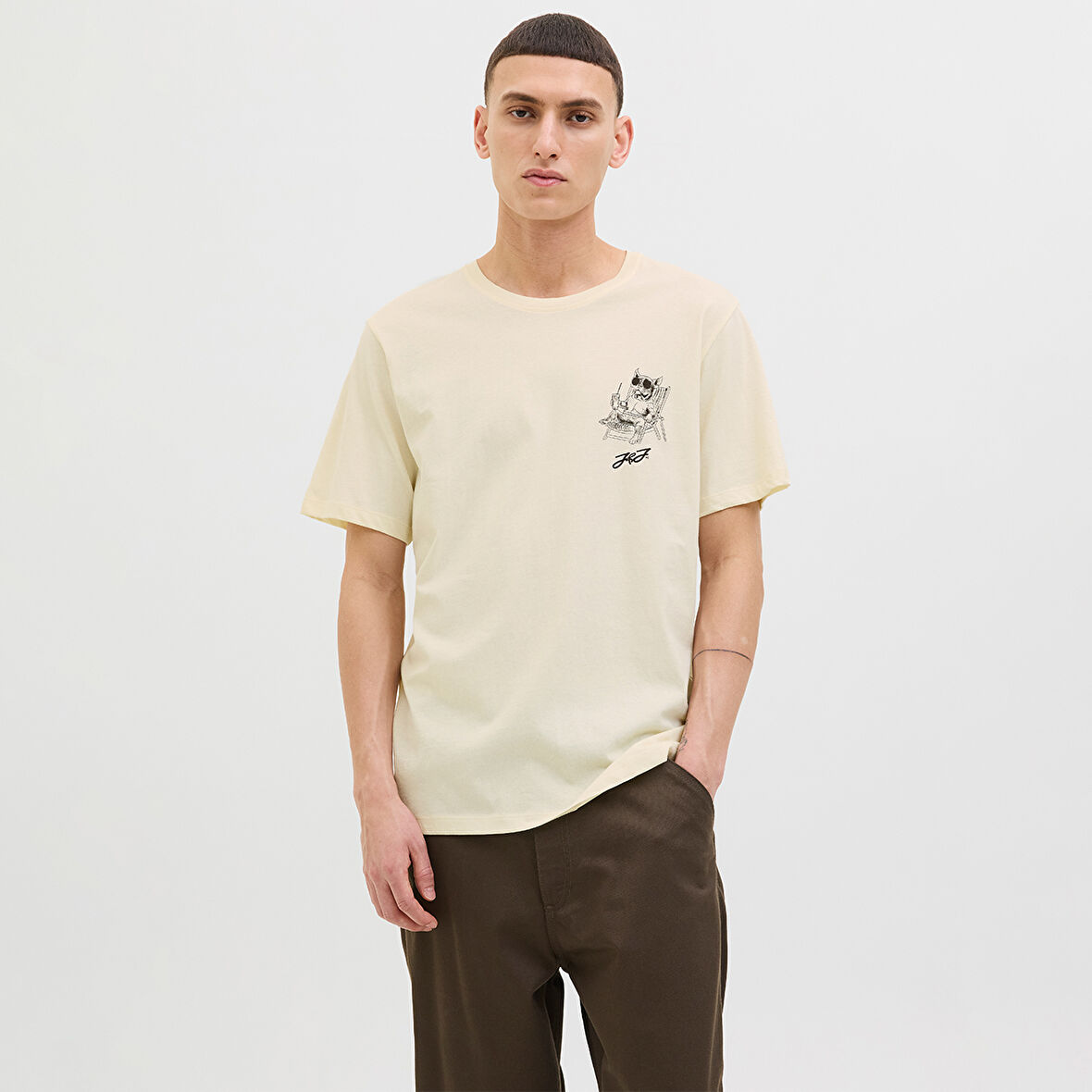 Jack Jones Tişört Relax Crew Neck