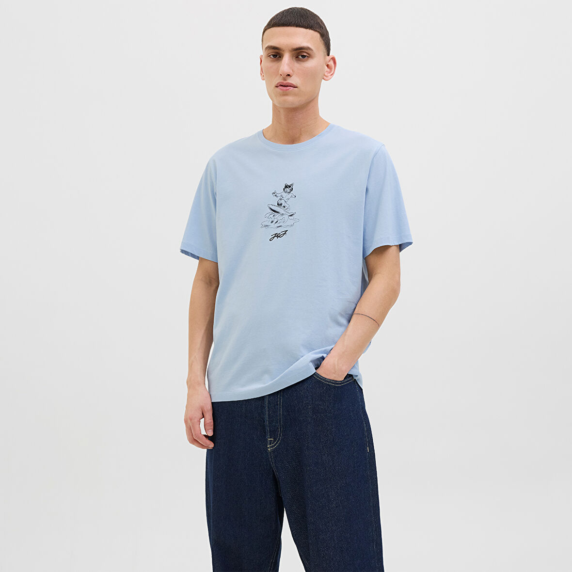 Jack Jones Tişört Relax Crew Neck