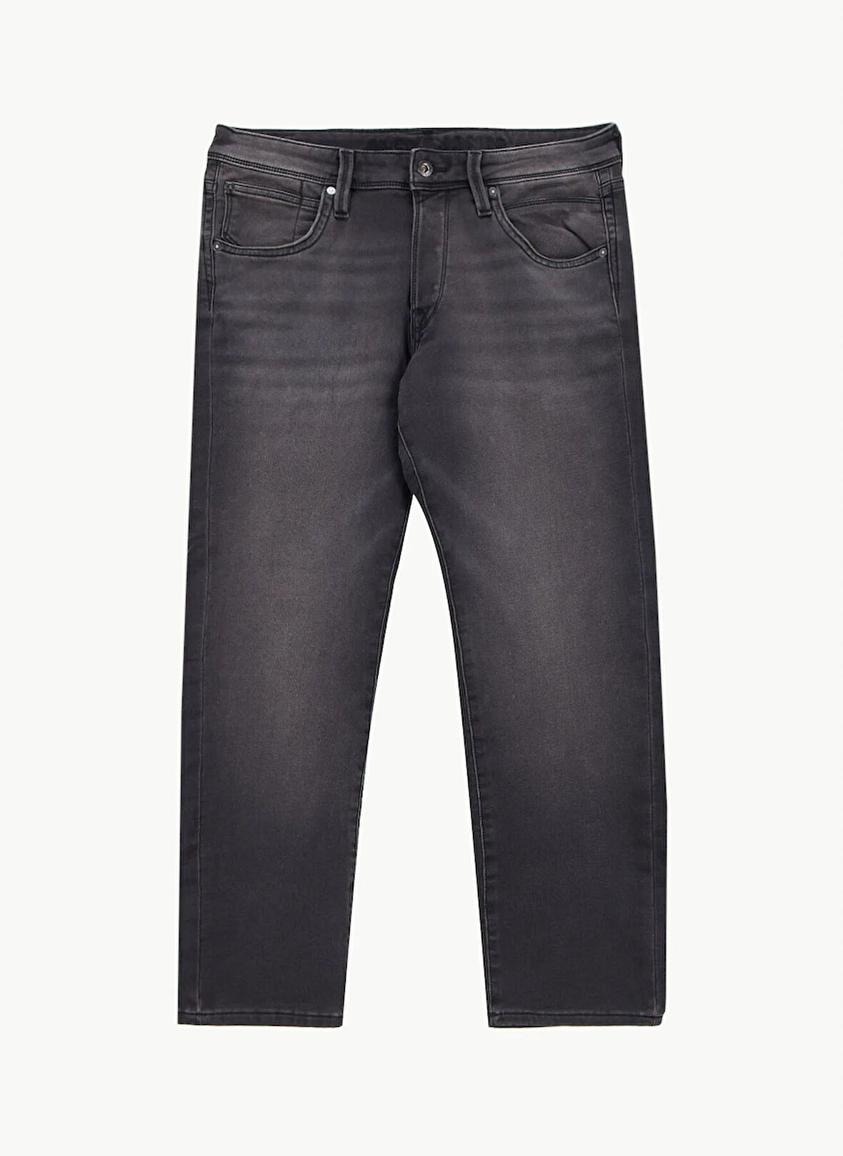 Jack & Jones Normal Bel Tapered Fit Siyah Erkek Denim Pantolon 12278115_JJIMIKE FOX I.K SQ 426 NO