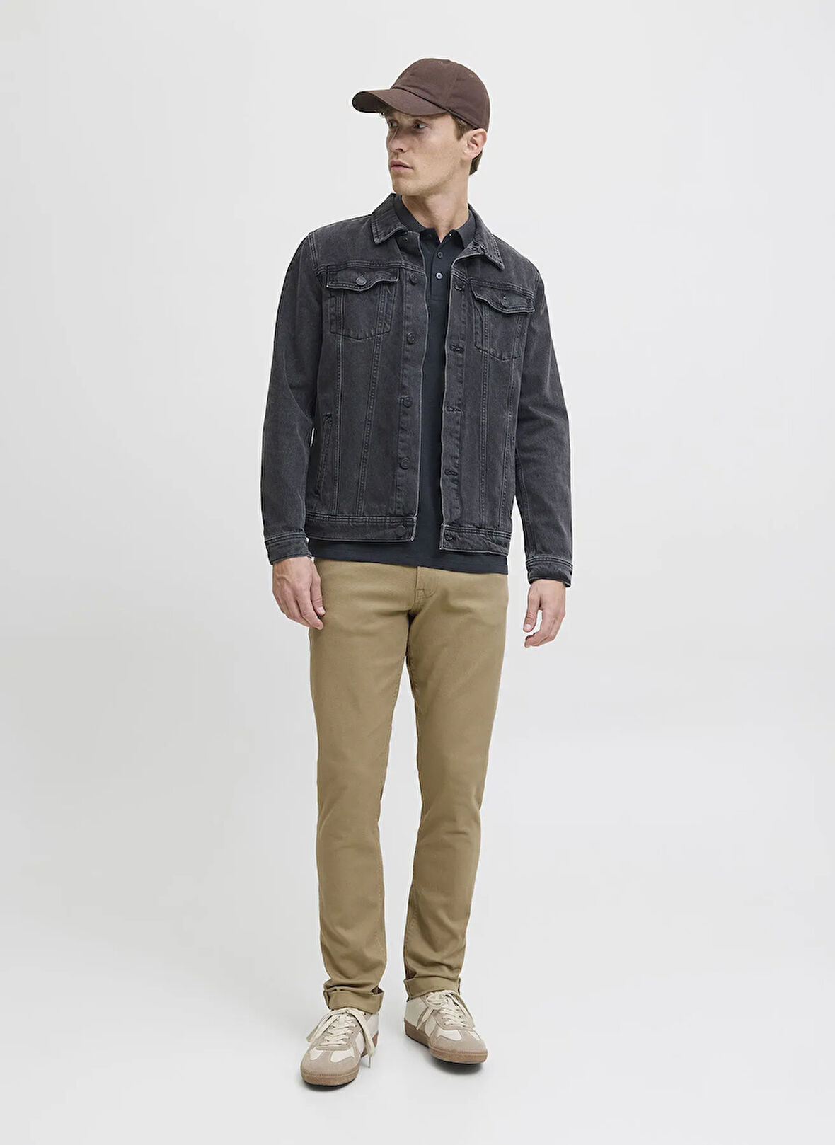 Jack & Jones Normal Bel Dar Kahve Erkek Denim Pantolon 12279182_JPSTGLENN ORIGINAL 014