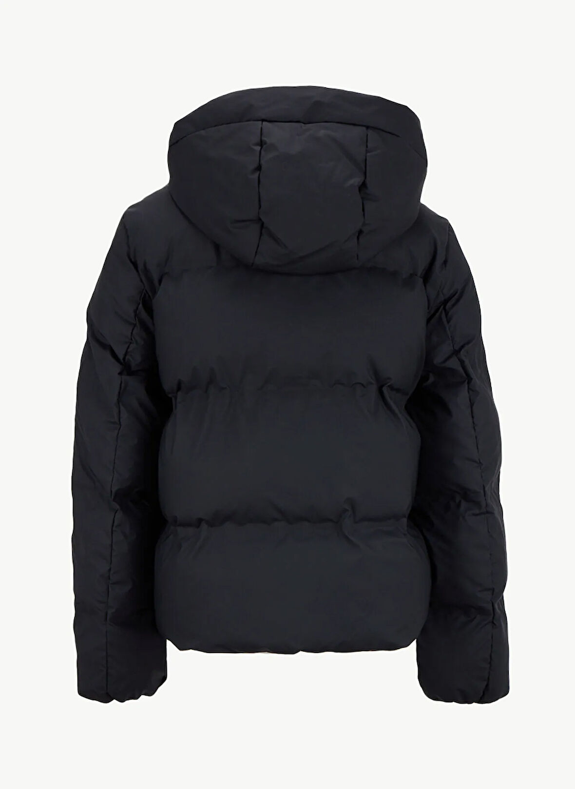 Only Siyah Kadın Mont ONLLEA RAIN PUFFER SHORT OTW