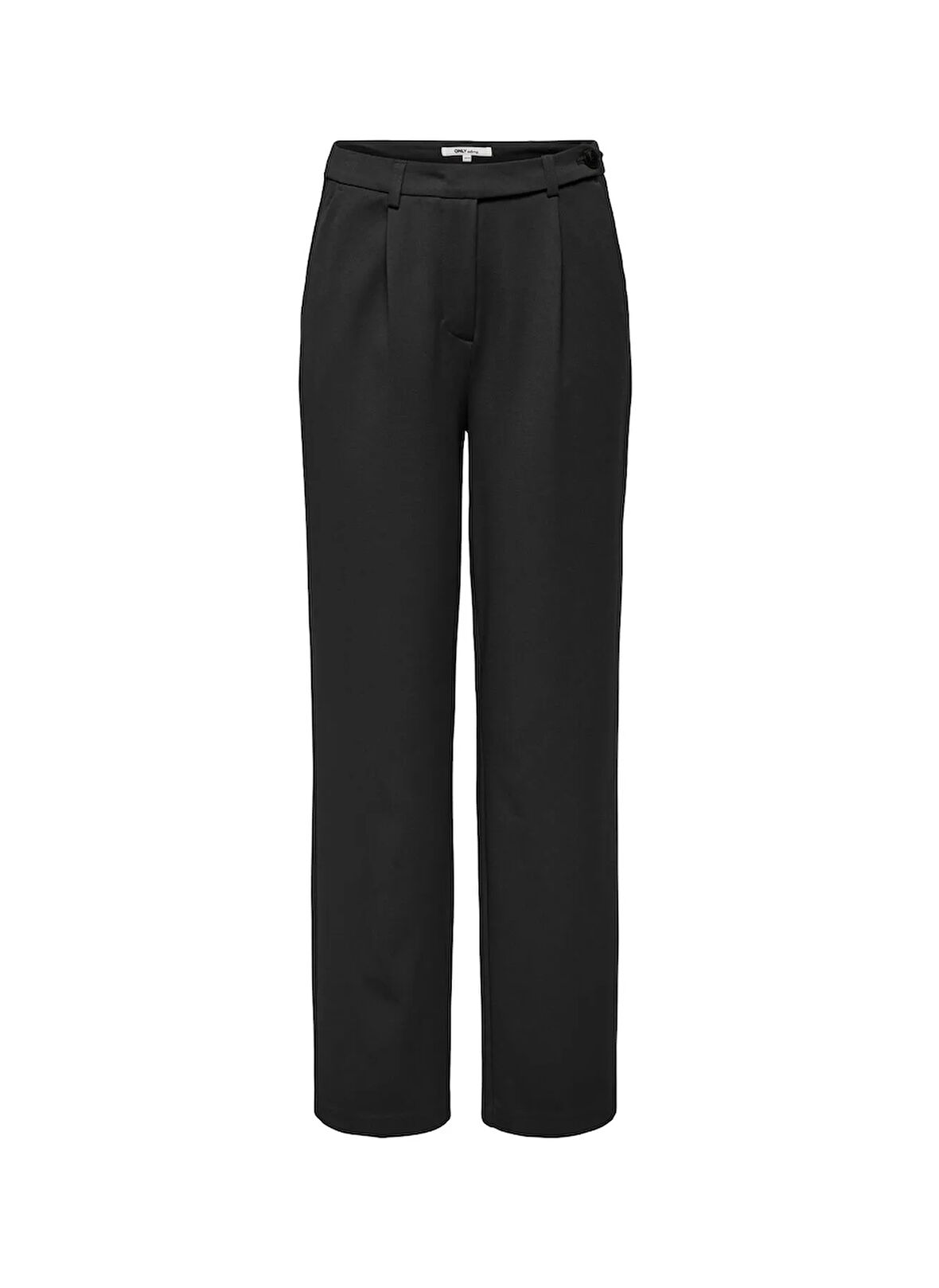 Only Yüksek Bel Normal Siyah Kadın Pantolon ONLSULAJMA LIFE HW STR PANT CC TLR