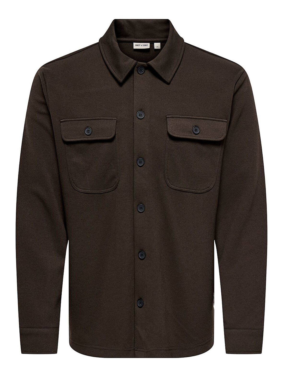 ONSNEWKODYL OVERSHIRT SWEAT NOOS Erkek Black UK Gömlek - 22021279