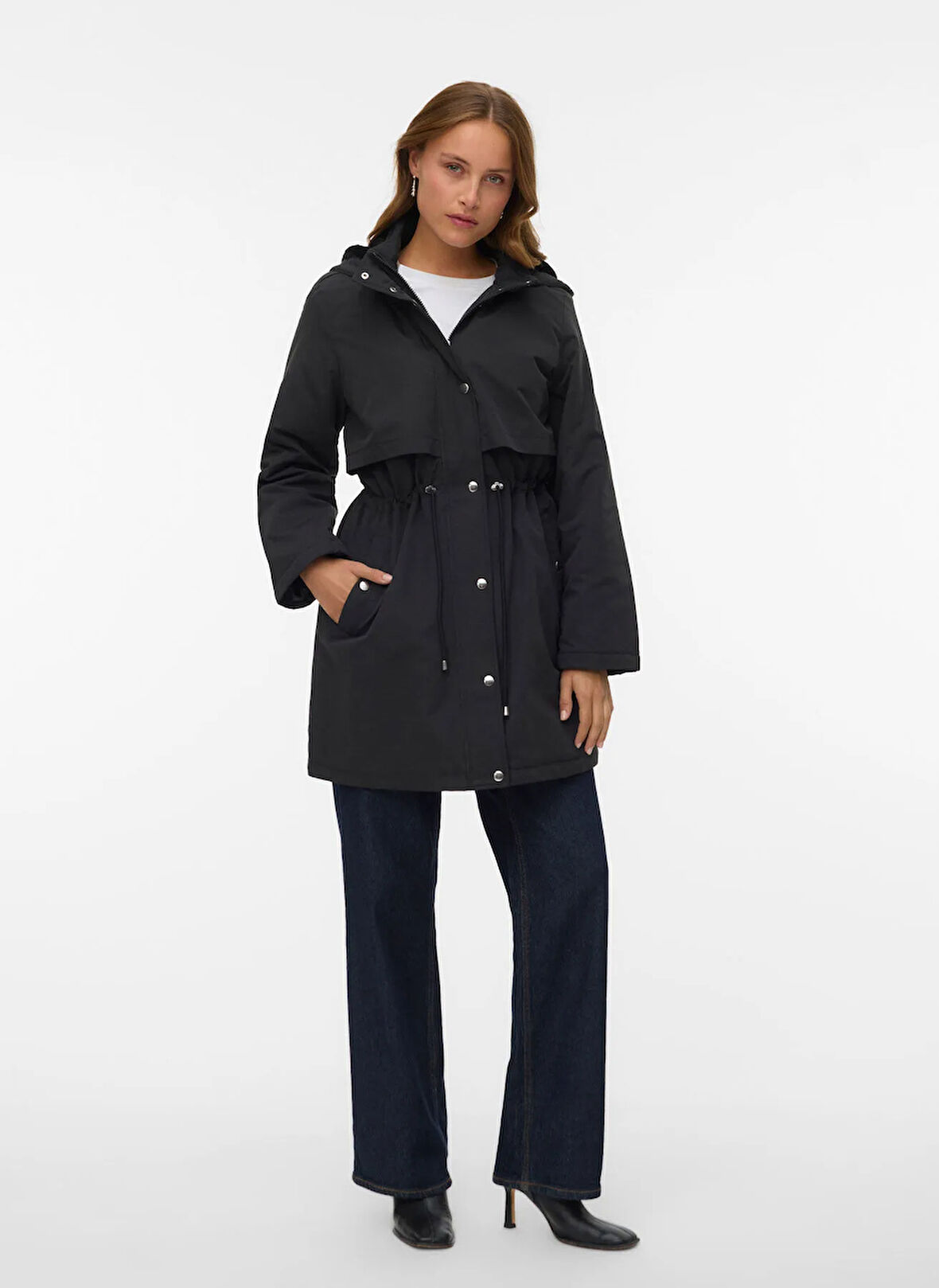 Vero Moda Siyah Kadın Mont VMGAIL MAYA COAT BOO