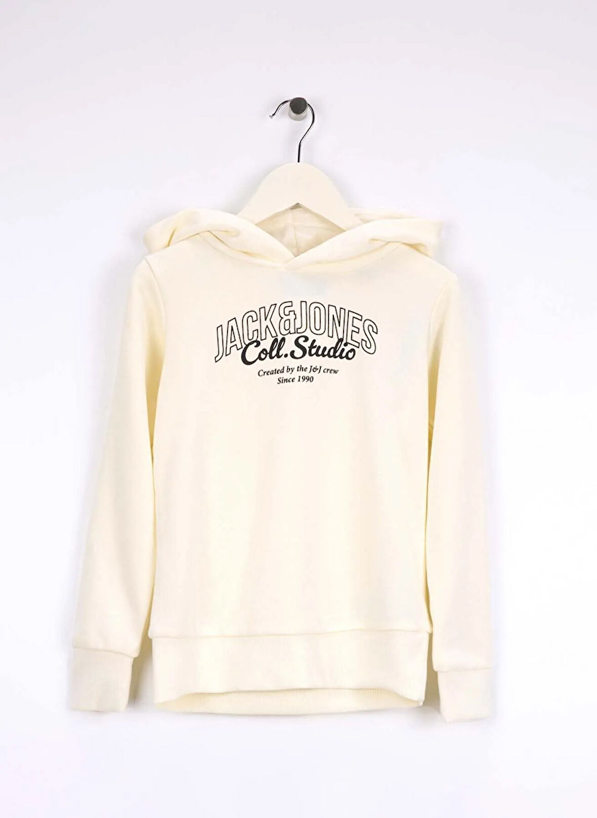 Jack & Jones Baskılı Erkek Çocuk Krem Sweatshırt 12285646