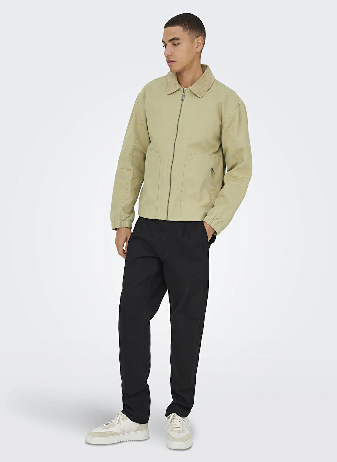 Only & Sons Normal Krem Erkek Ceket ONSERIK COTTON JACKET OTW