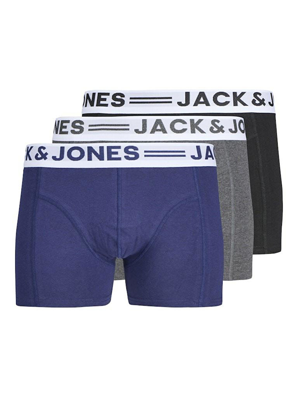 Jack Jones Sense 3 Lü Paket  Erkek Boxer 12081832