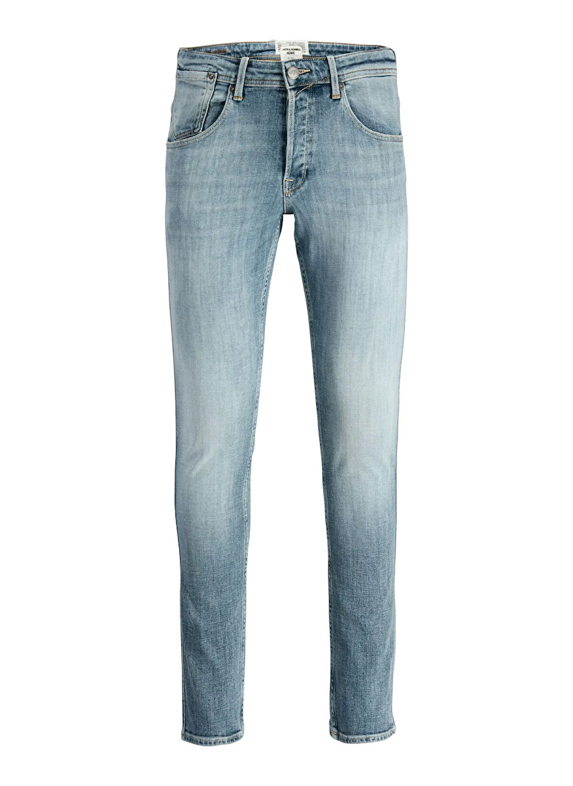Jack & Jones Düşük Bel Dar Mavi Erkek Denim Pantolon 12282589_JJIGLENN JJDENVER JJ 544