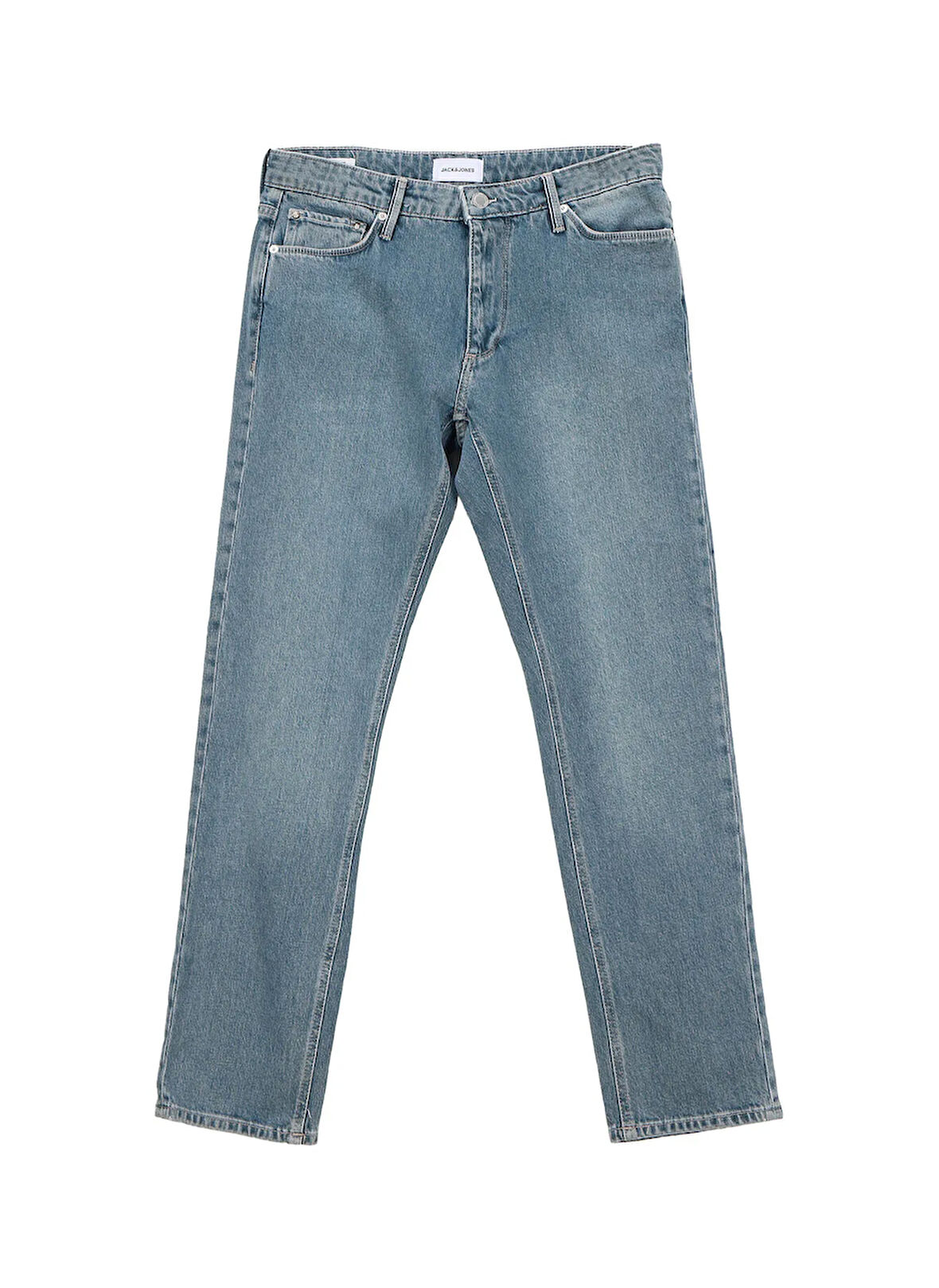 Jack & Jones Normal Bel Tapered Fit Mavi Erkek Denim Pantolon 12282580_JJIMIKE JJEVAN JOS 196