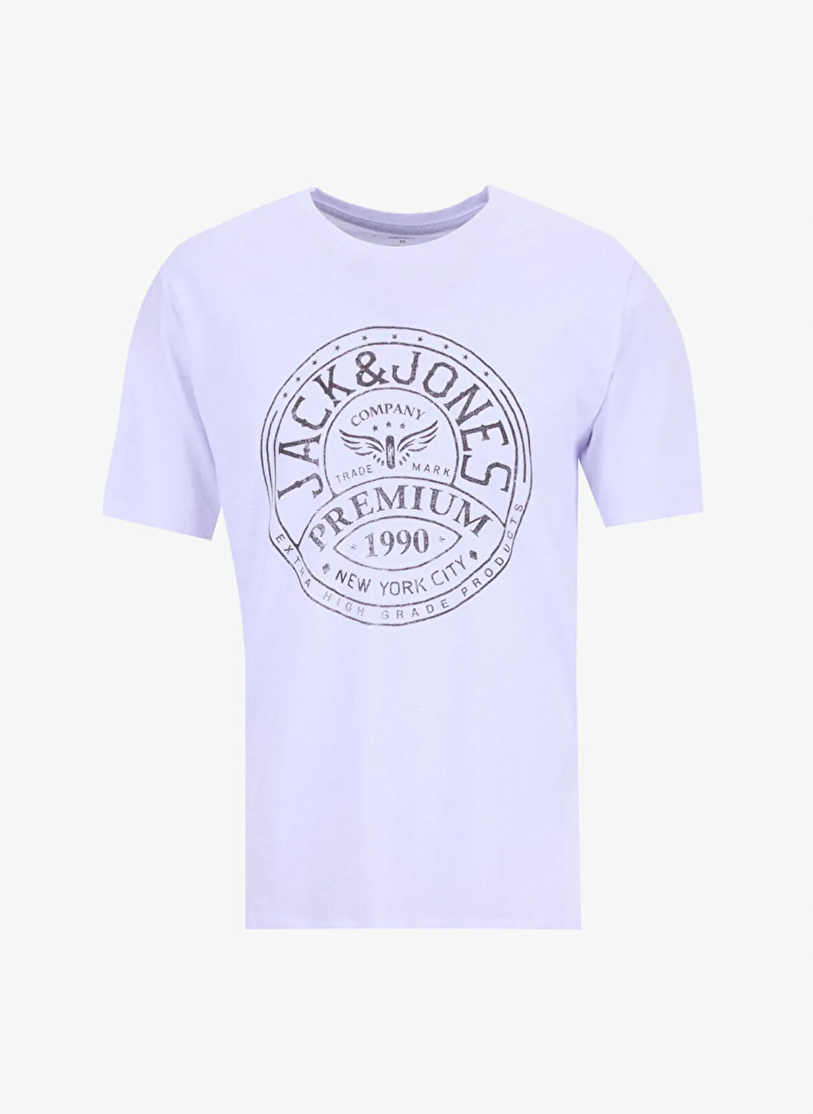 Jack & Jones Bisiklet Yaka Beyaz Erkek T-Shirt 12288083_JPRBLUZACK SS TEE FST