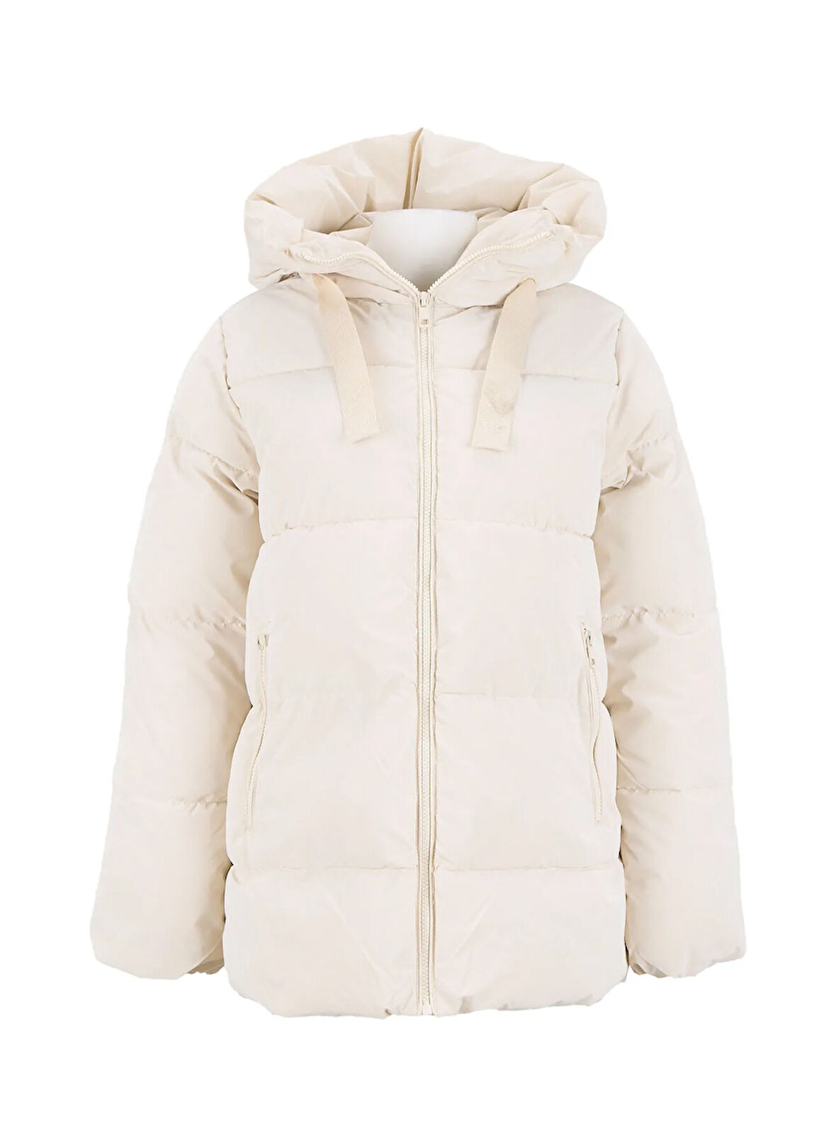 Only Krem Kadın Mont ONLECE PUFFER COAT CS OTW
