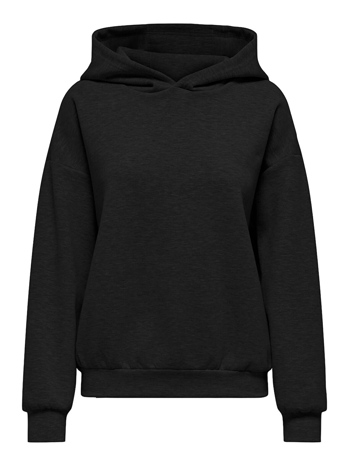 Only Kadın Kapüşonlu Basic Siyah Sweatshirt - 15355809