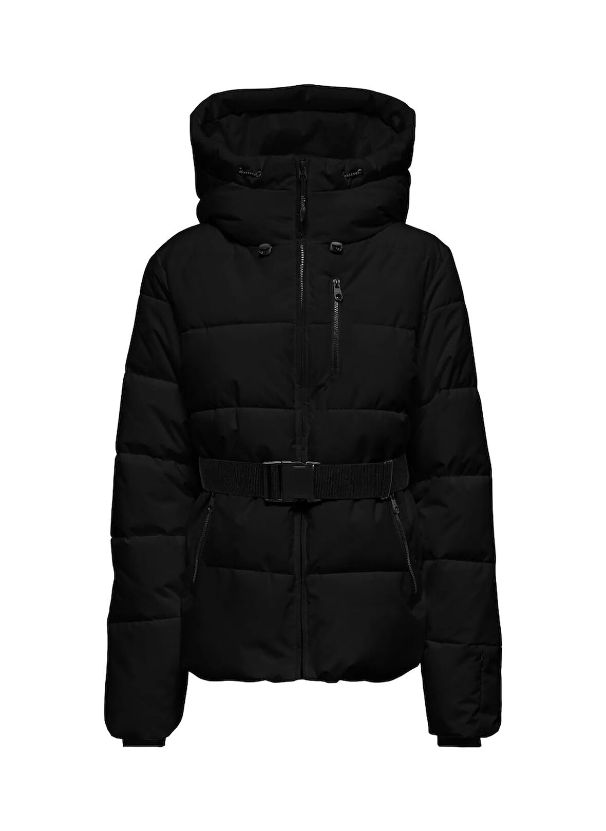 Only Siyah Kadın Mont ONLHARPER LIFE BELTED PREMIUM JACKE