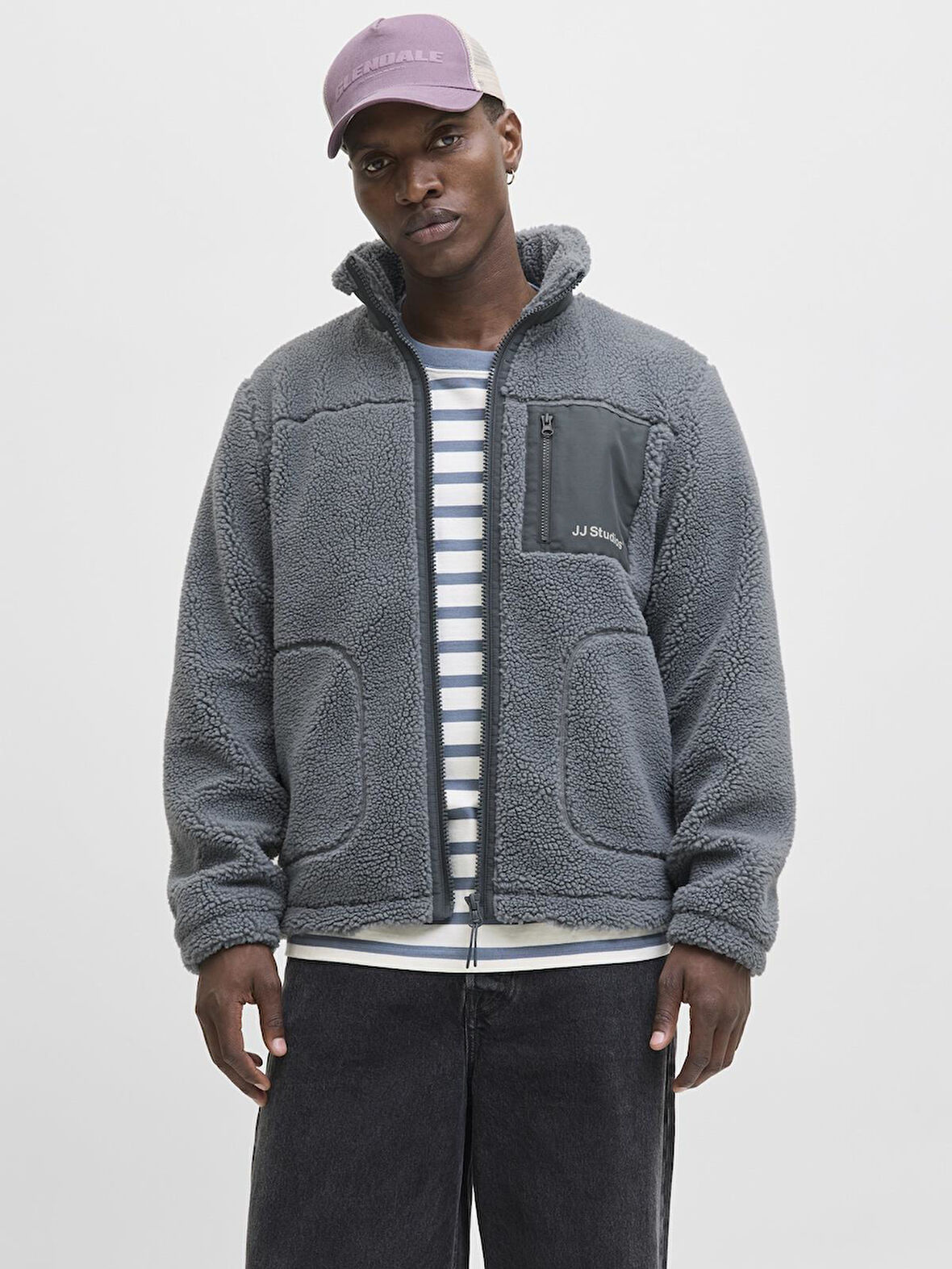 Jack & Jones Teddy Jacket JJESOHO NOOS | Rahat Kesim Erkek Mont 