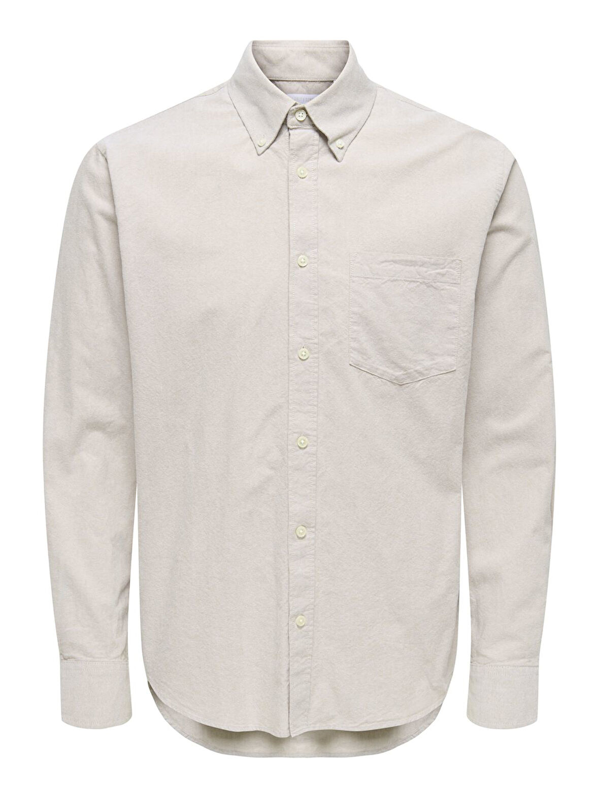 ONSGATON REG LS SHIRT 0360 FRML Erkek Gri Gömlek - 22034511