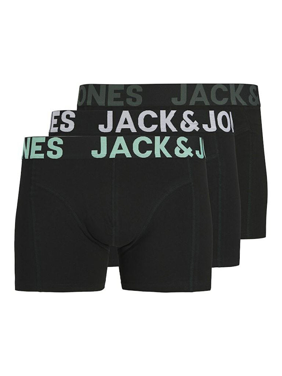 Jack Jones Celıas Solıd 3 Lü Paket Erkek Boxer 12285145
