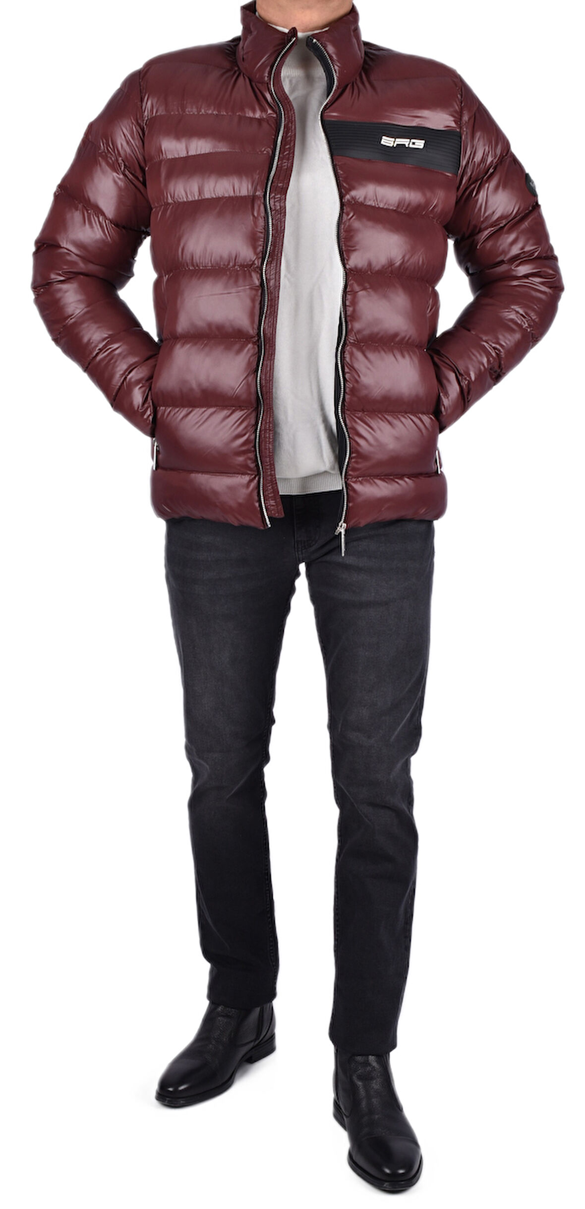 BRG-80180 ŞİŞME MONT/BORDO/2XL