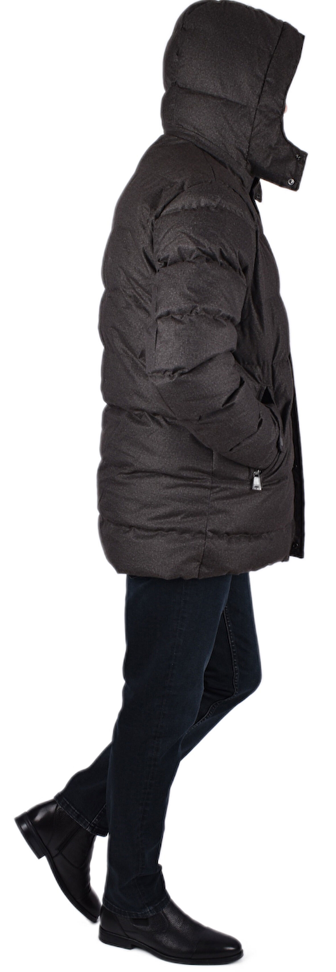 BRG-80179 KAPÜŞONLU MONT/HAKİ/XL