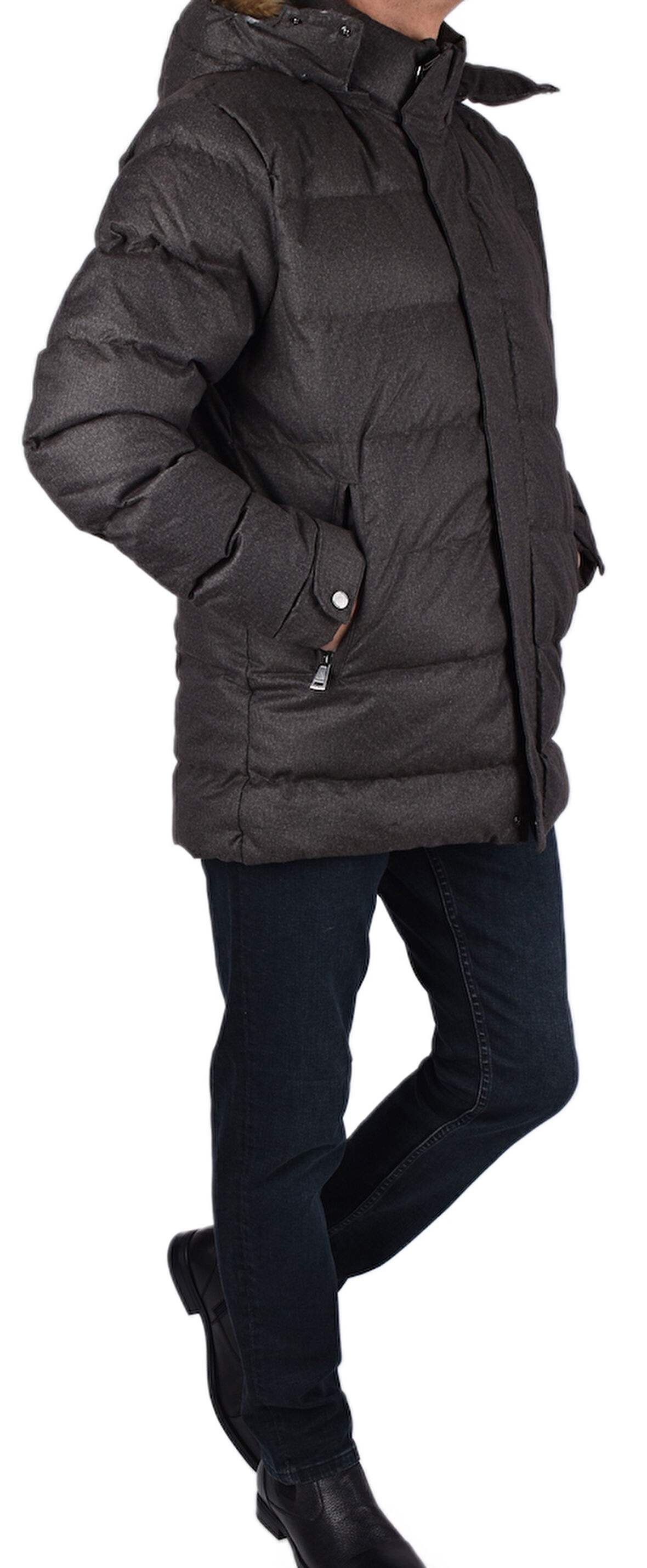 BRG-80179 KAPÜŞONLU MONT/HAKİ/2XL