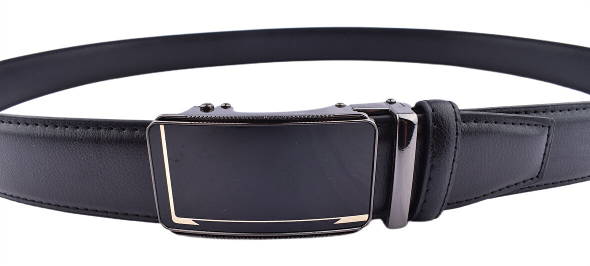 KML-71 MEKANİZMALI KEMER/SİYAH/125 - 50