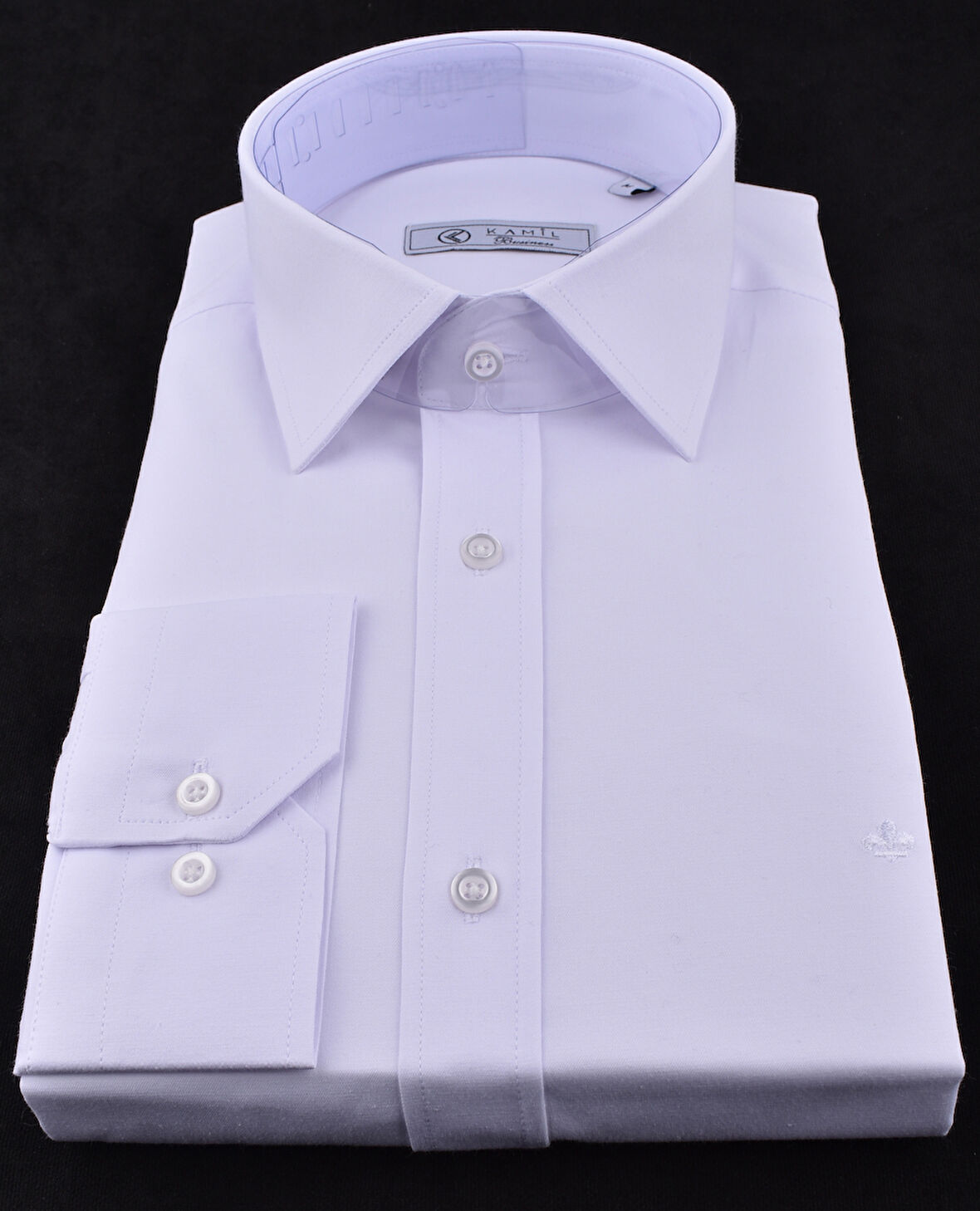 KML 10-PAMUK LYCRA SLİMFİT GÖMLEK/BEYAZ/XL