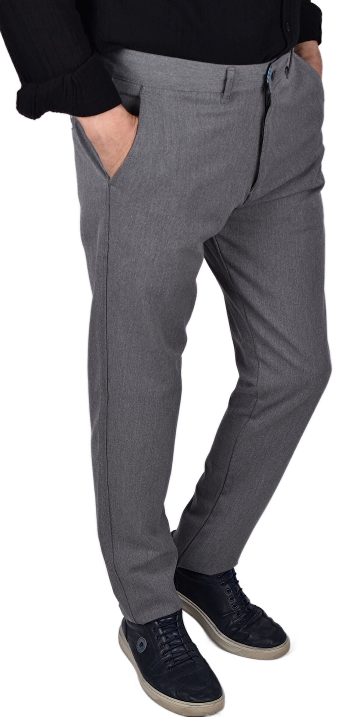 POLO LİKRALI  SPOR PANTOLON/O GRİ/38