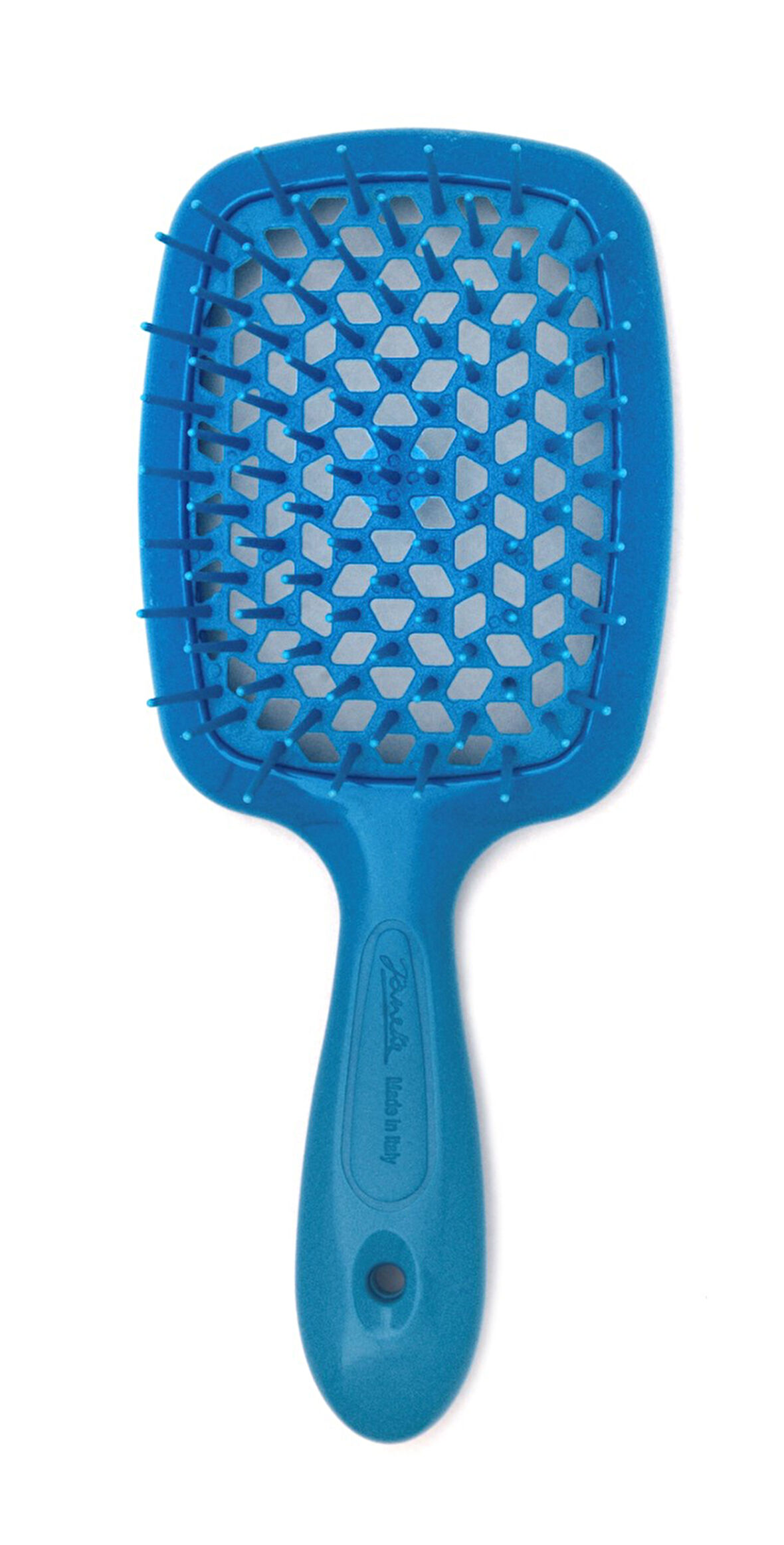 Janeke Superbrush Mavi Neon Saç Fırçası