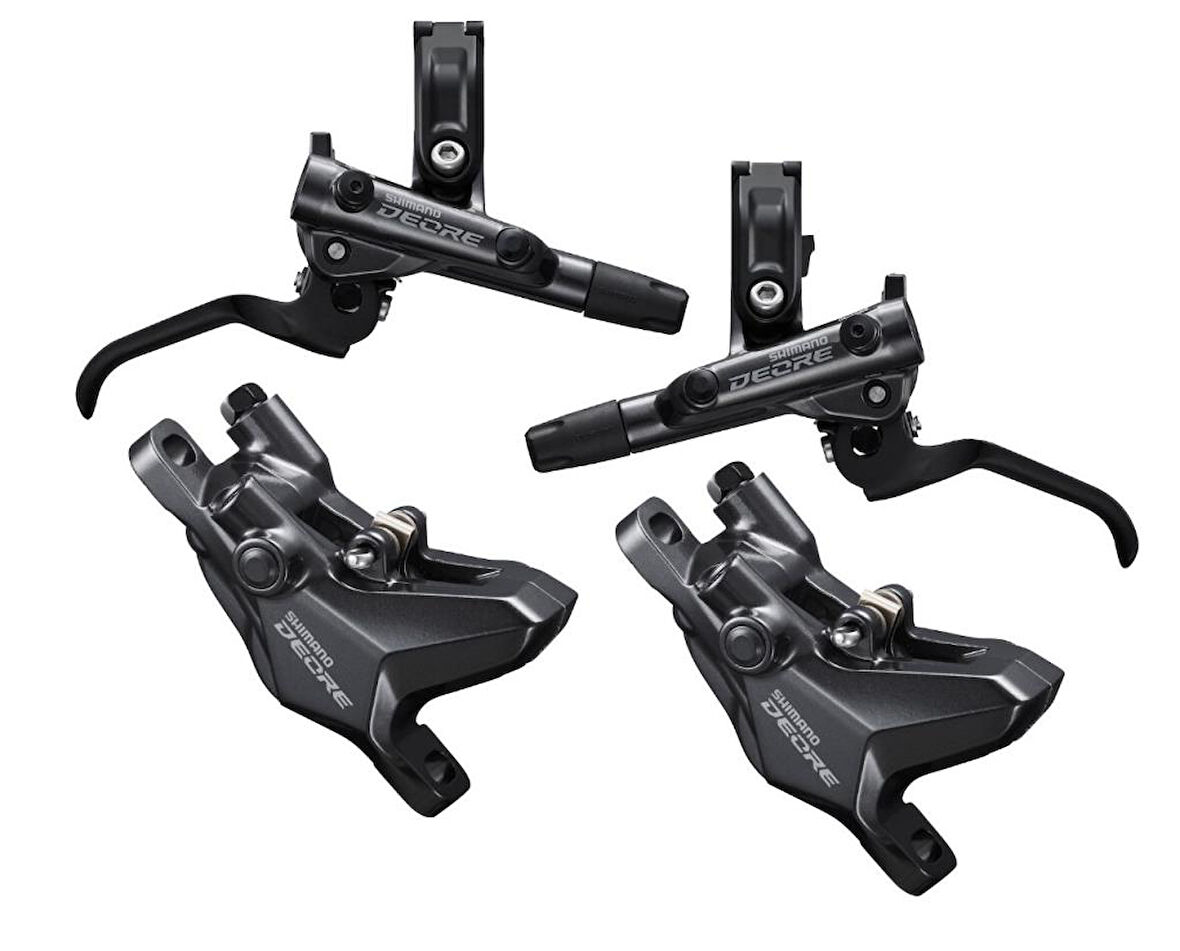 Shimano Deore BL-M6100+BR-M6100 Hidrolik Disk Fren Seti Ön Arka Takım