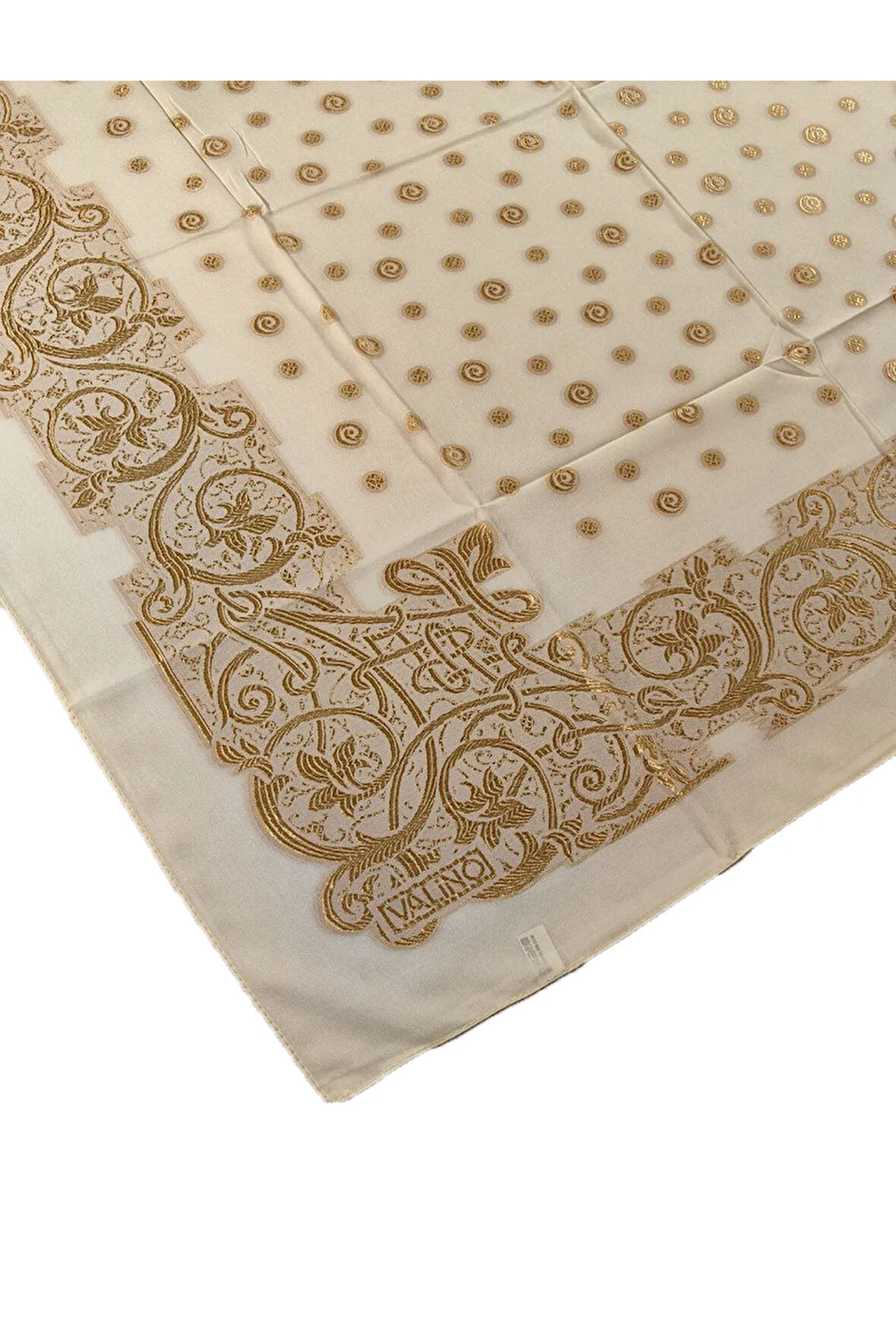 Mısırlı Eşarpları Etnik Desenli Nakışlı Şifon Eşarp