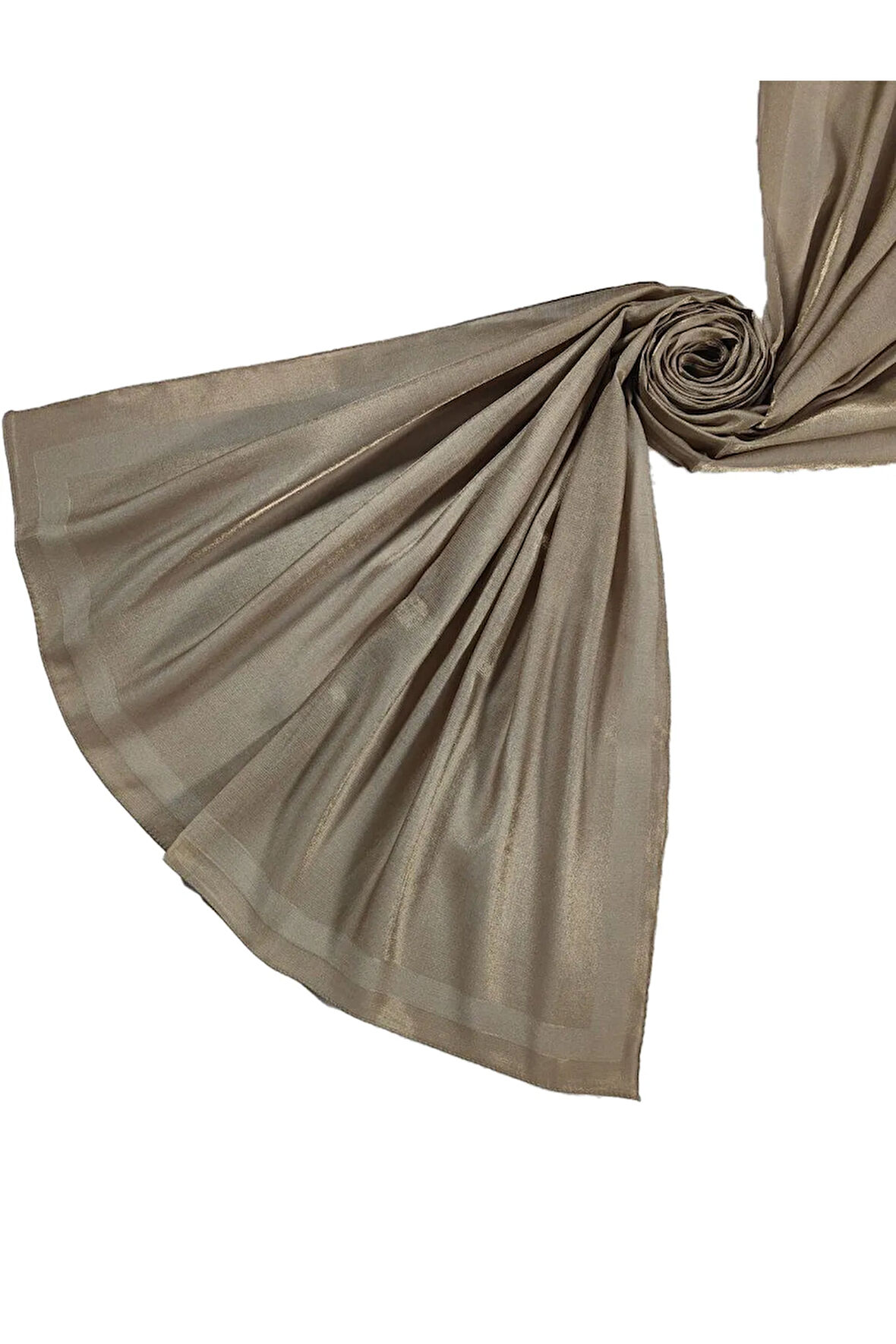 Mısırlı Eşarpları Parıltılı Bantlı Elegance Prenses Şal