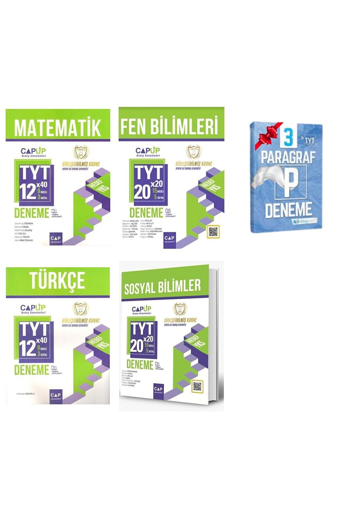 TYT ÇAP Matematik Fen Bilimleri Türkçe ve Sosyal Bilimler Deneme