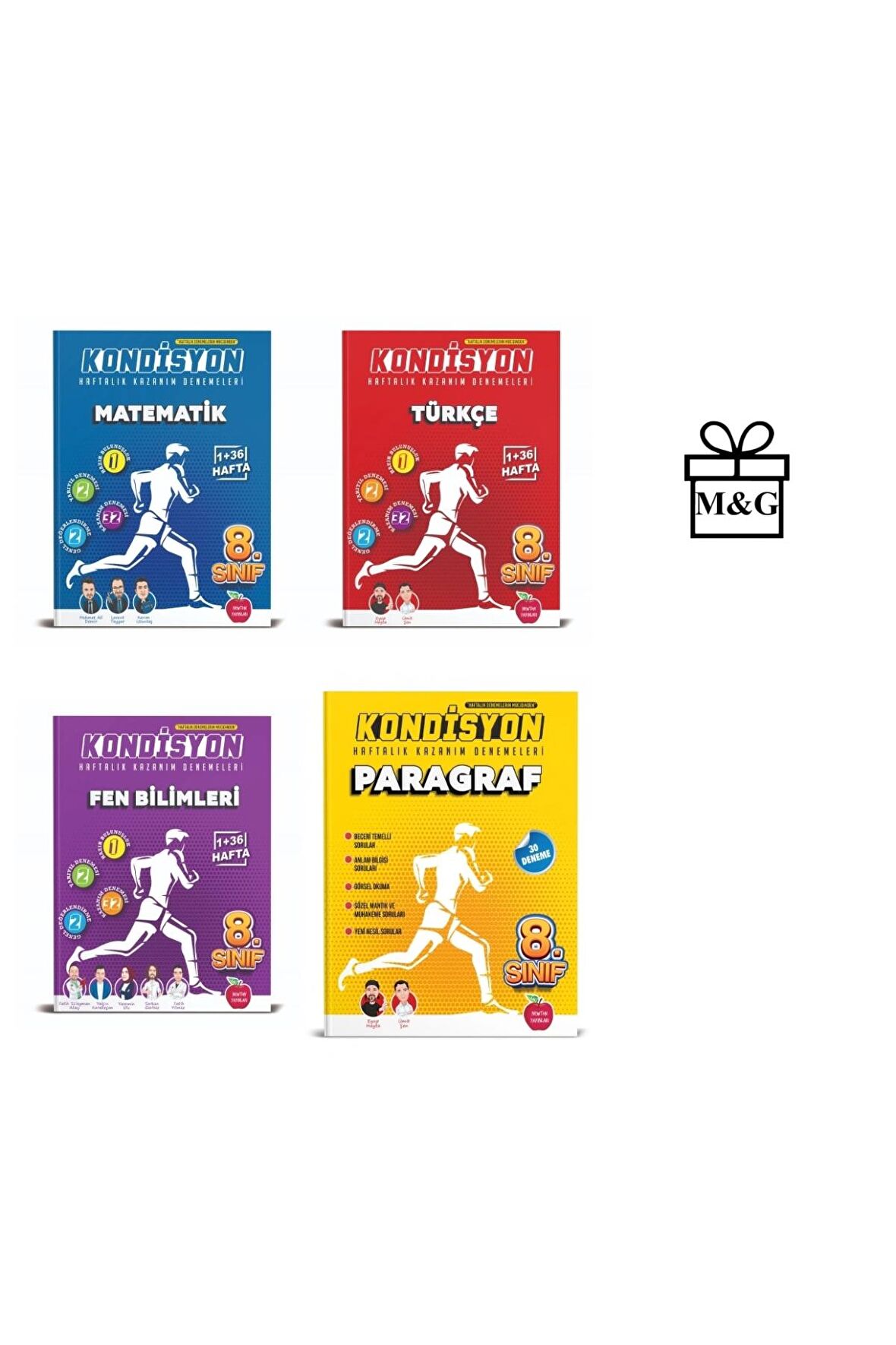 8.Sınıf Kondisyon Matematik Türkçe Fen Bilimleri Ve Paragraf Deneme