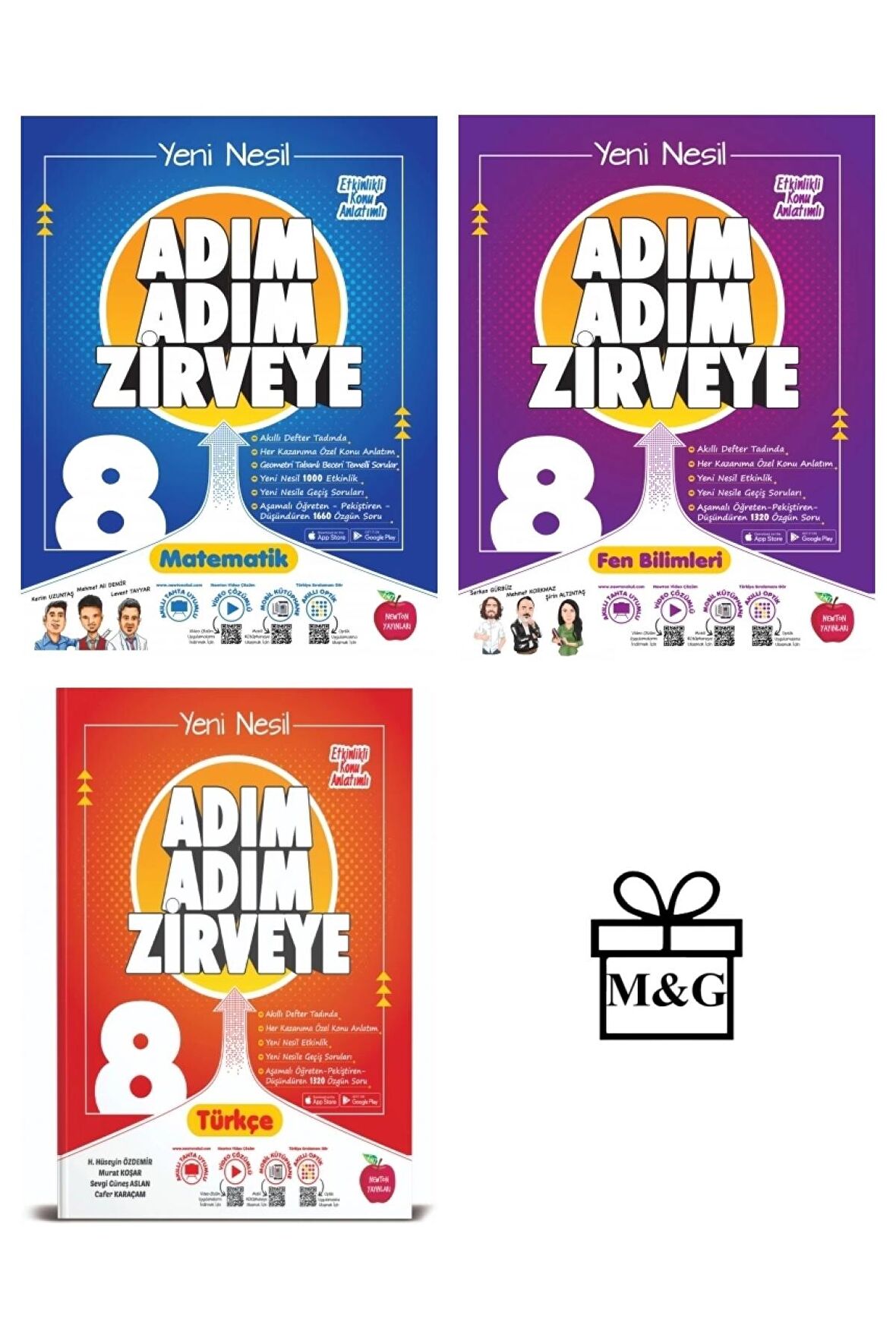 8.Sınıf Adım Adım Matematik Fen Bilimleri Ve Türkçe Konu Anlatımlı
