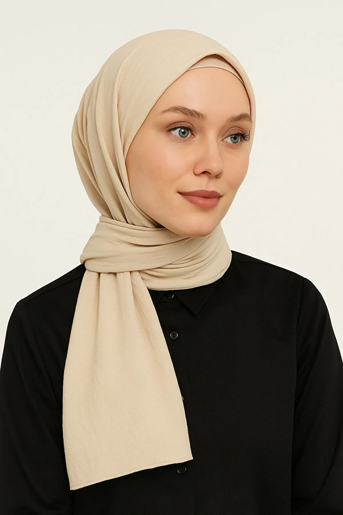 Mısırlı Eşarpları Düz Renk Aerobin Cazz (JAZZ) Şal