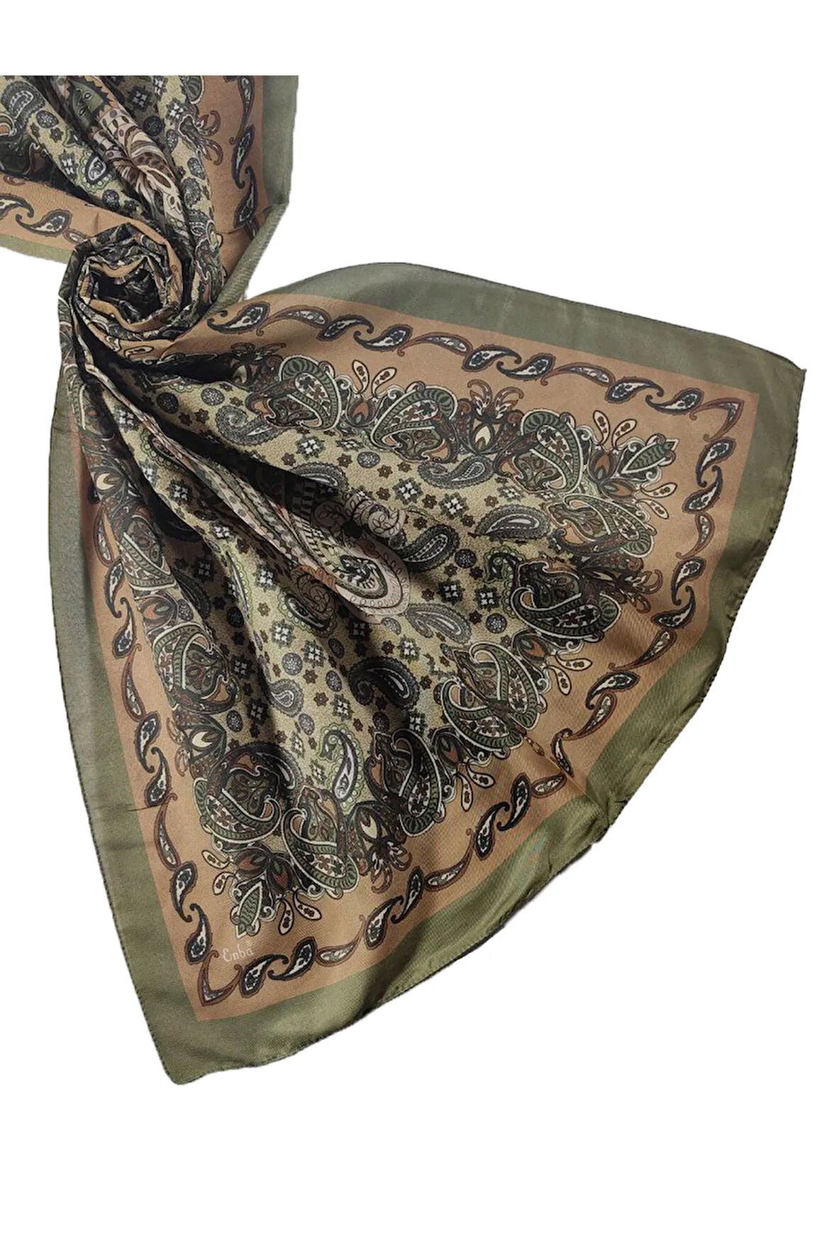 Enba Etnik Desenli Soft Pamuklu Şal 75x190 cm