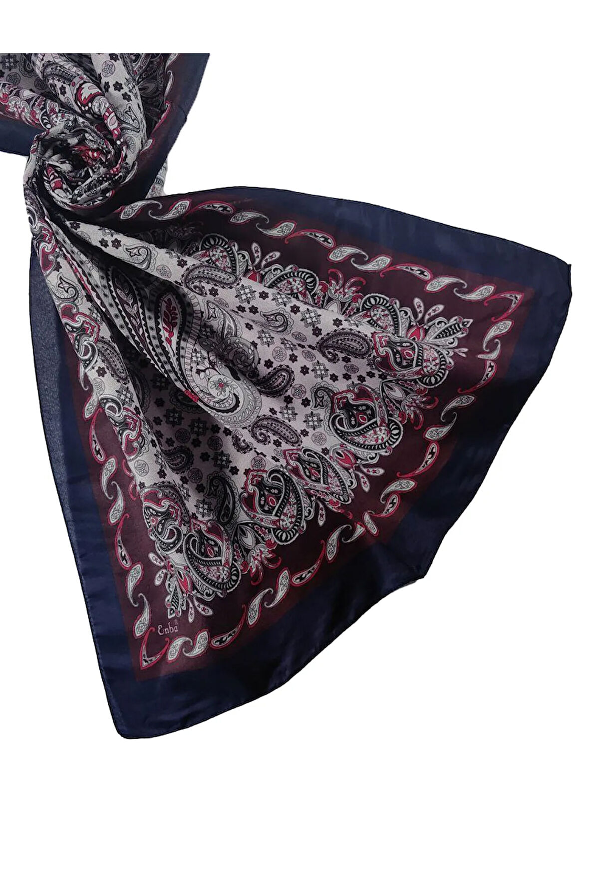 Enba Etnik Desenli Soft Pamuklu Şal 75x190 cm