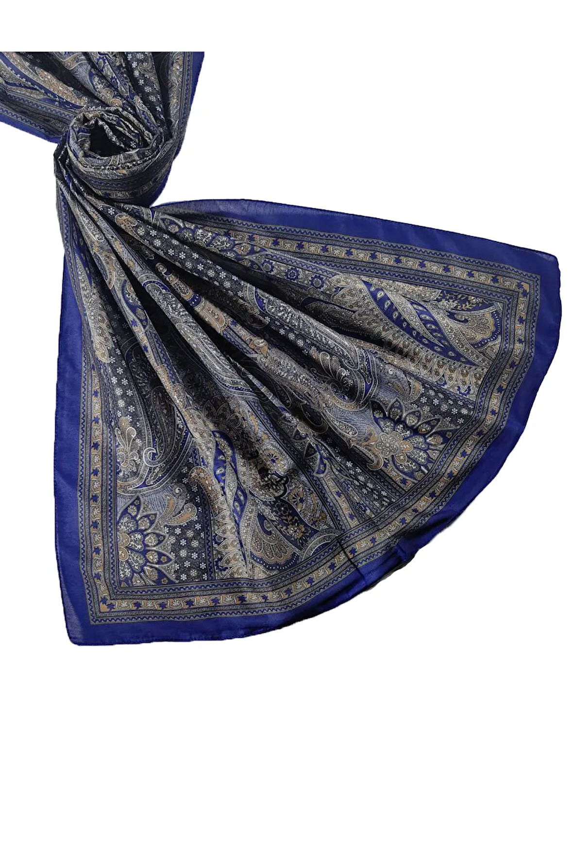 Enba Etnik Desenli Soft Pamuklu Şal 75x190 cm