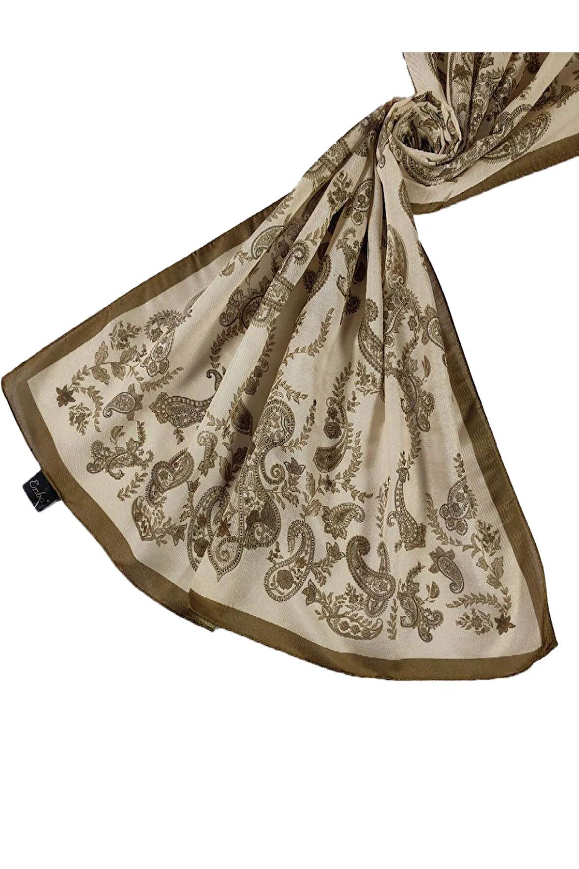 Enba Etnik Desenli Soft Pamuklu Şal 75x190 cm