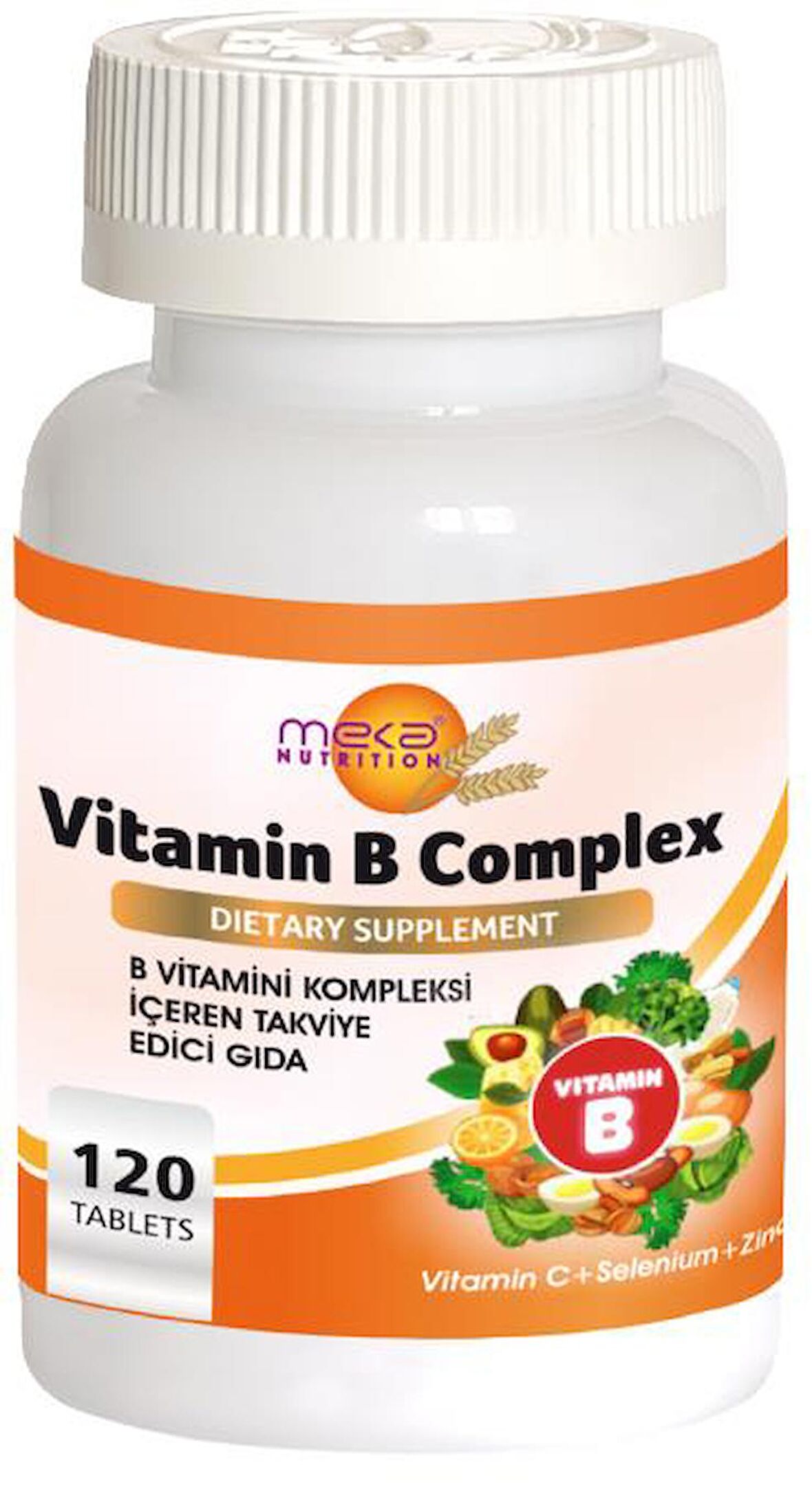 B Vitamini Kompleksi 120 Tablet Vitamin B Complex