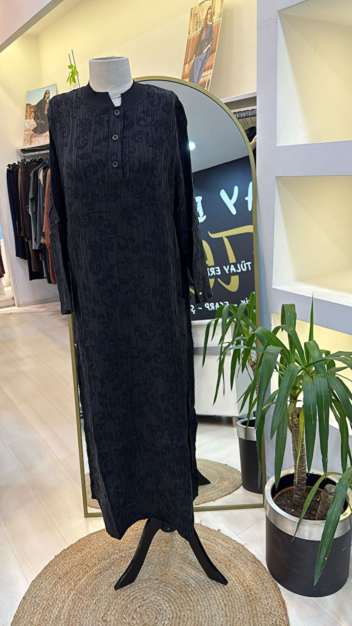 İNVEE ELBİSE  7026 SİYAH