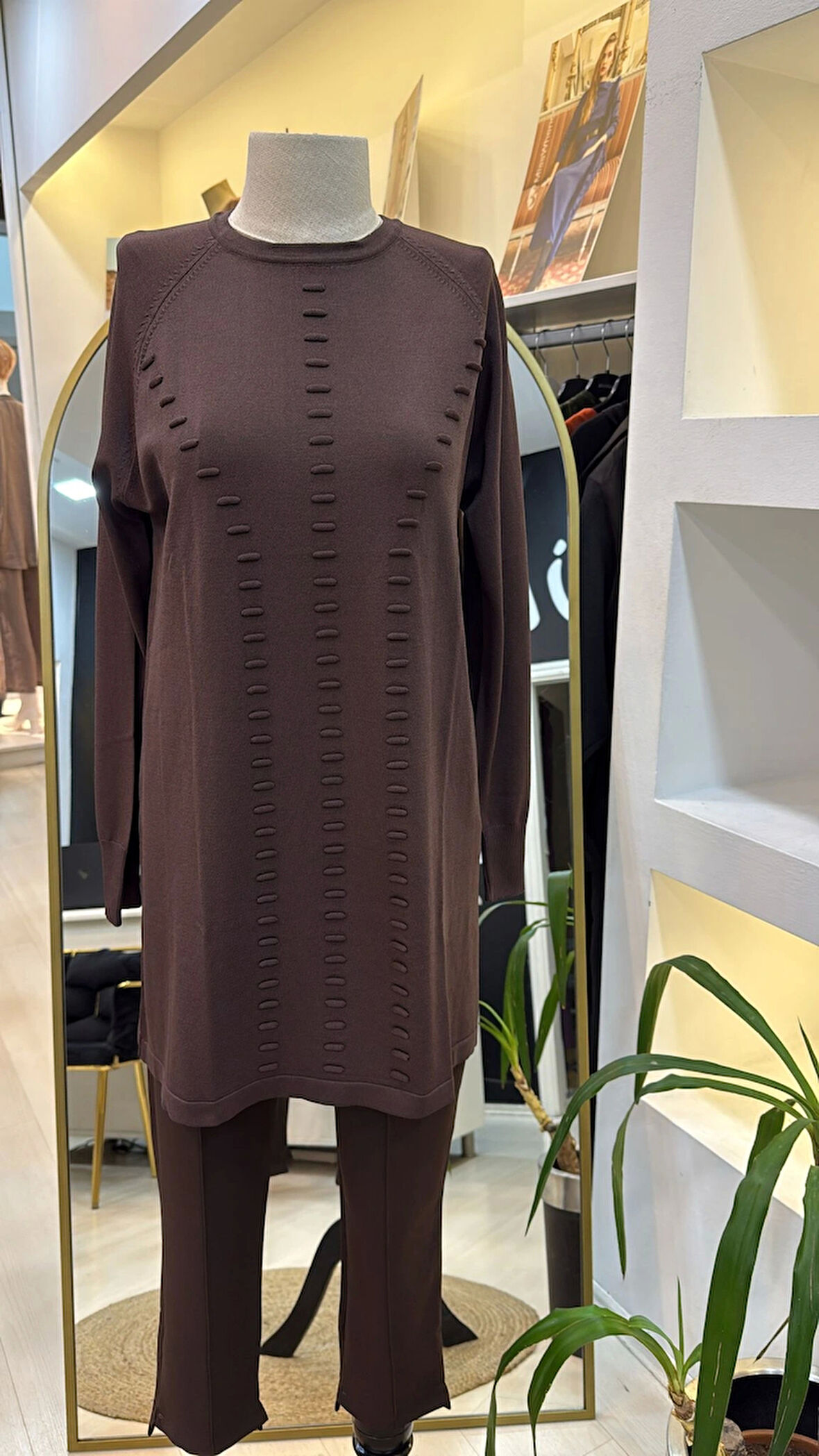 Nuss Triko Tunik 907 kahve