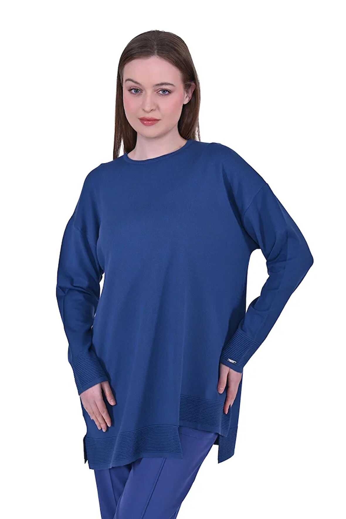 invee Bekletmeli Tunik İNDİGO 6840