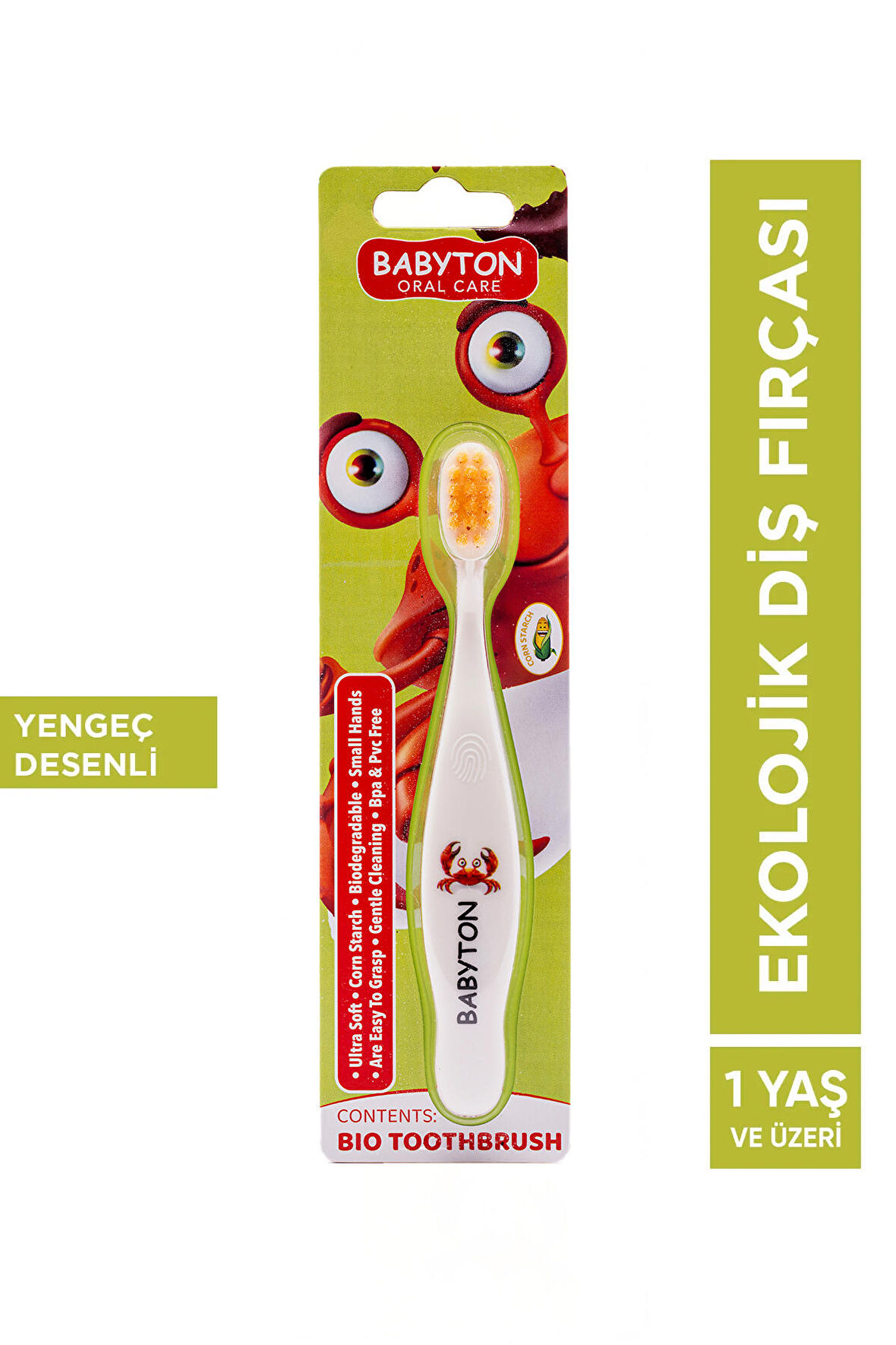 Babyton Ekolojik Diş Fırçası Yengeç