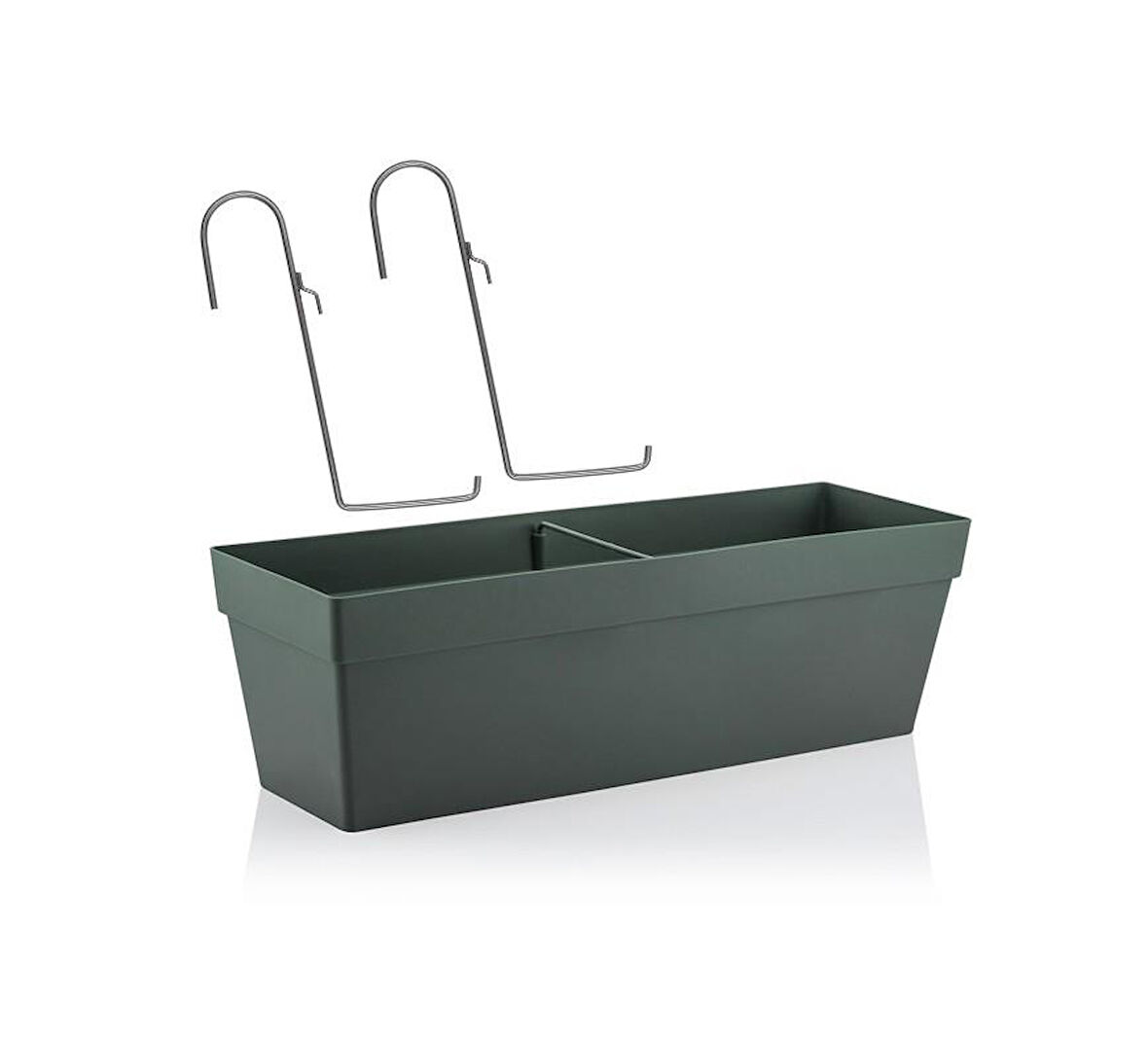 Omnipazar SO-YB02A Dekoratif Askılı Yalı Balkon Saksı 10.8 Litre No 2