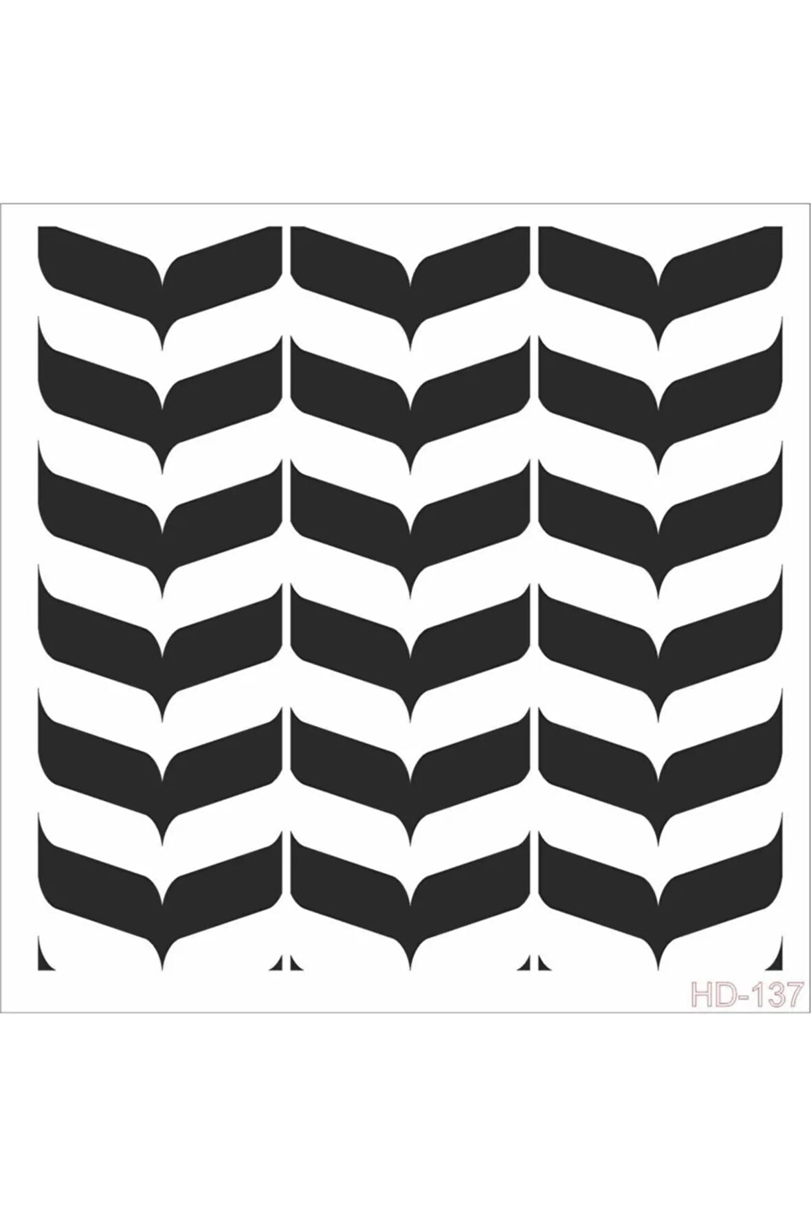 Hd137 Home Dekor Stencil 45x45