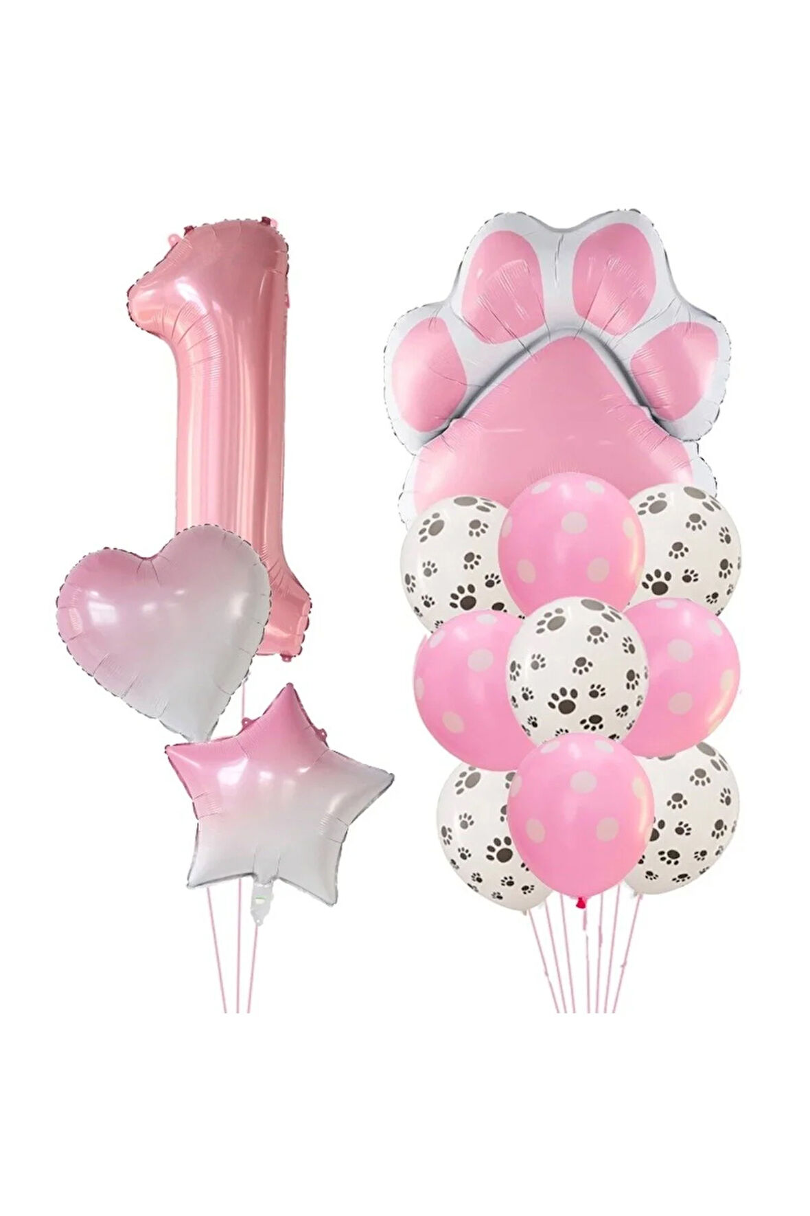 PATİ FOLYO BALONLU YAŞ BALON SET