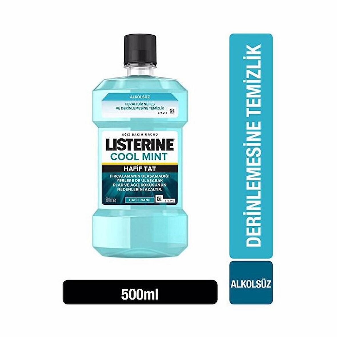 Listerine Cool Mint Hafif Nane Ağız Bakım Ürünü 500 Ml 3574661013428