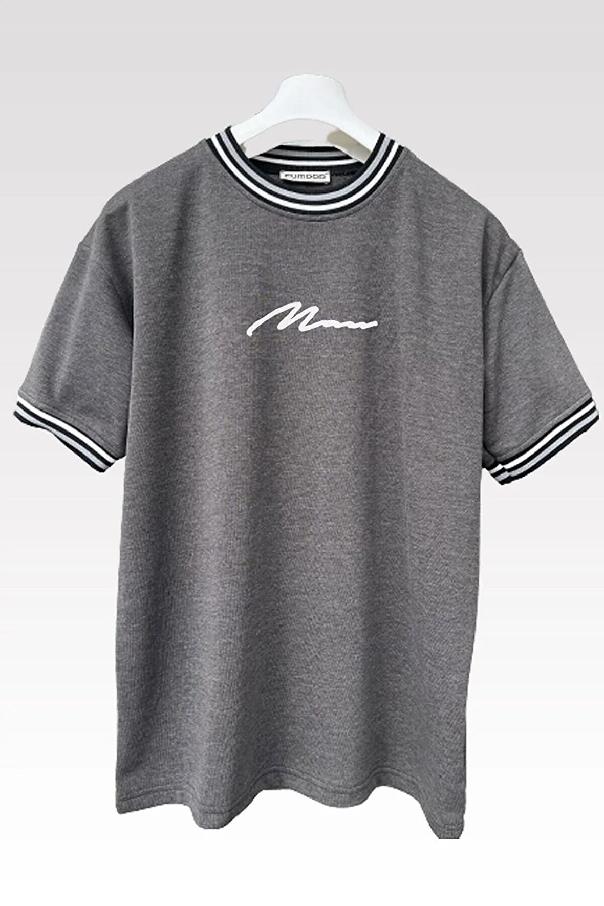 Unisex Beyaz Yeni Sezon Trapstar Baskılı Oversize Yazlık T-shirt