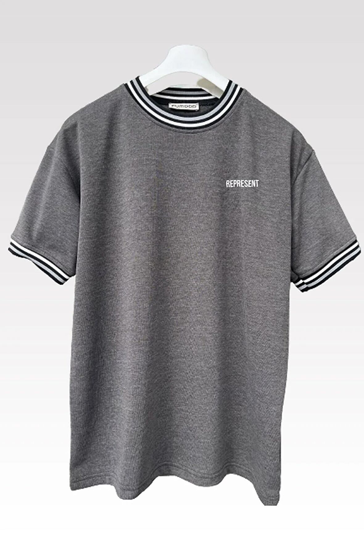 Unisex Beyaz Yeni Sezon Trapstar Baskılı Oversize Yazlık T-shirt