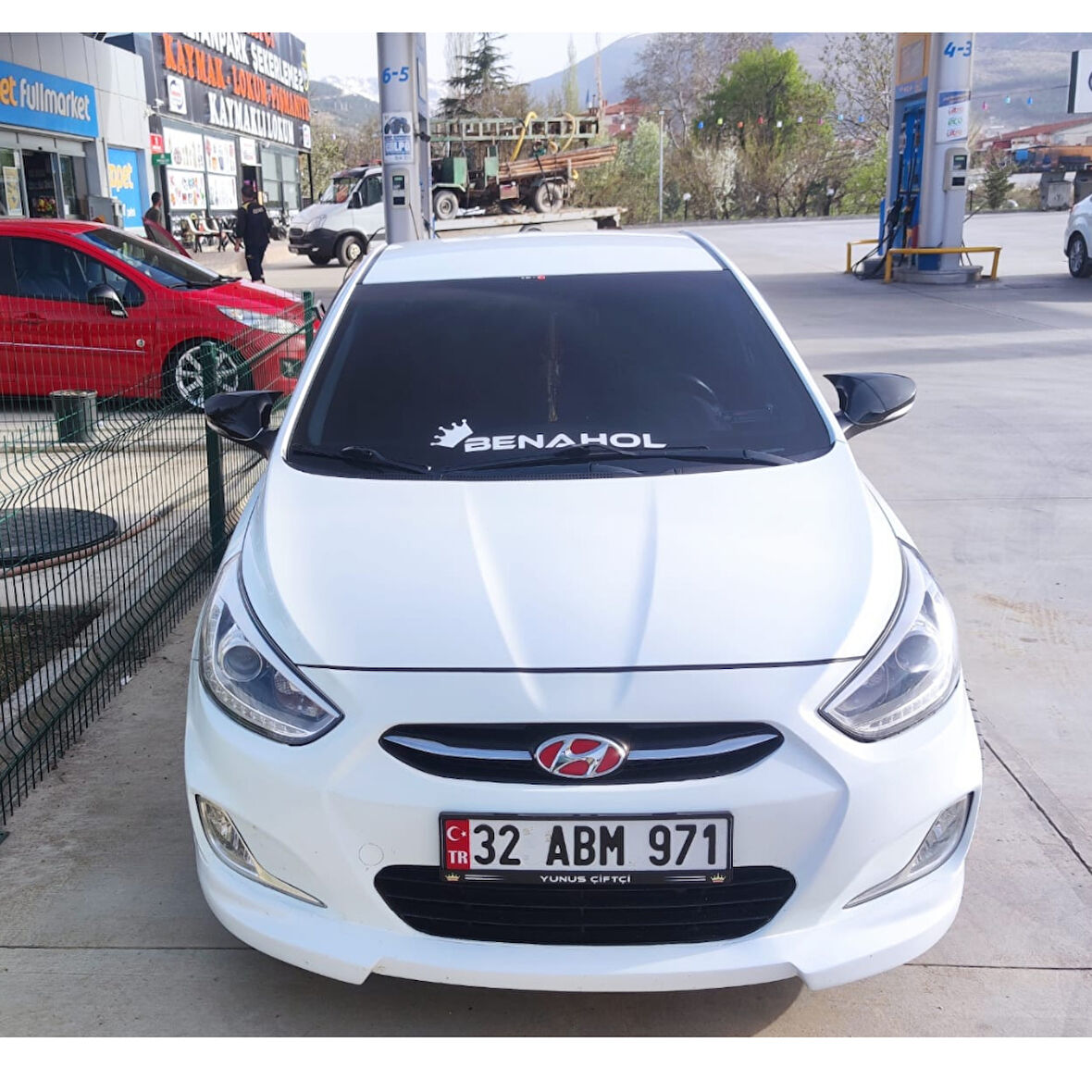  Hyundai Accent Blue Sinyalli Batman Yarasa Ayna Kapağı Piano Black Abs Plastik